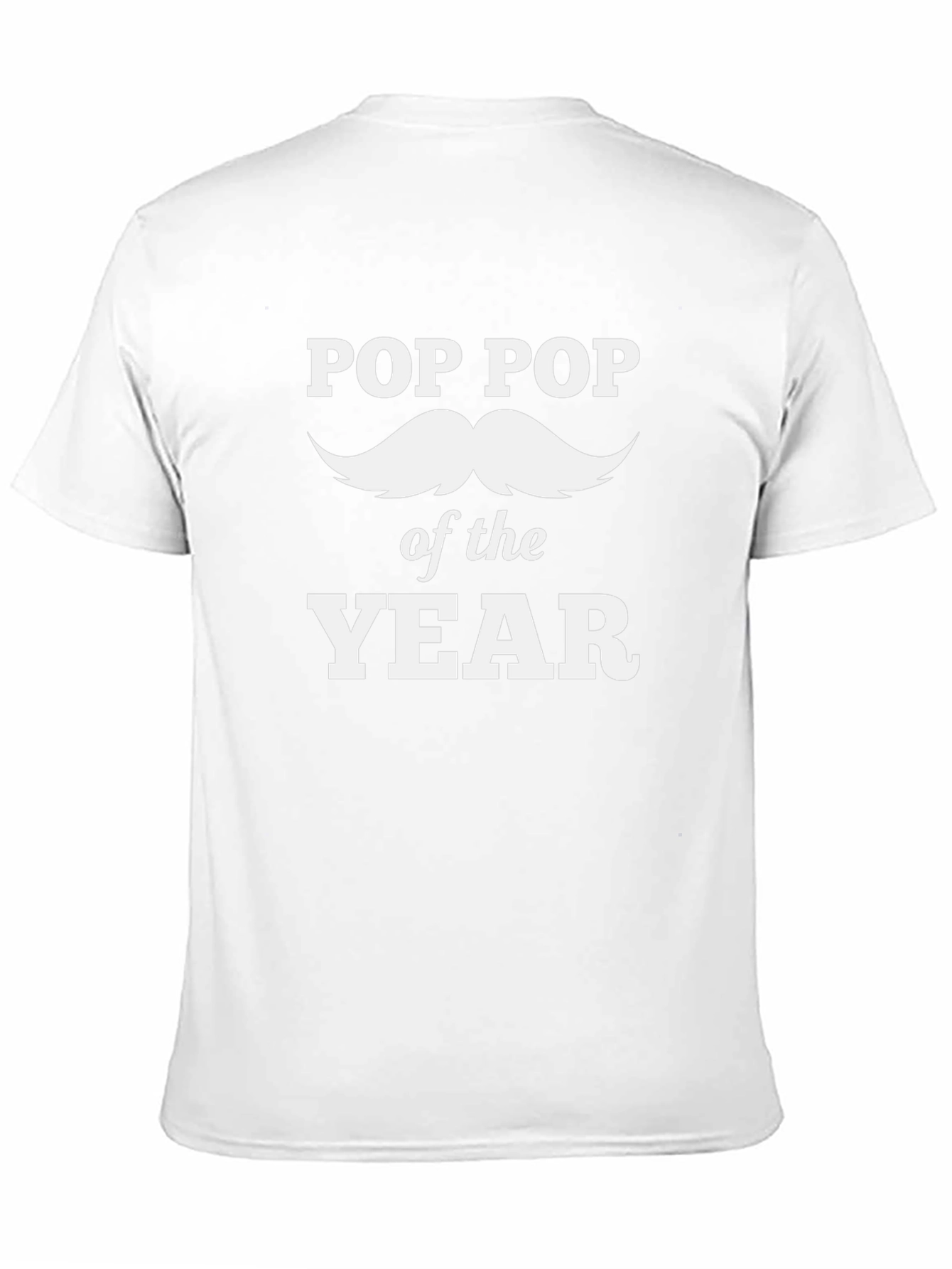 Pop Pop of the Year Black T-Shirt