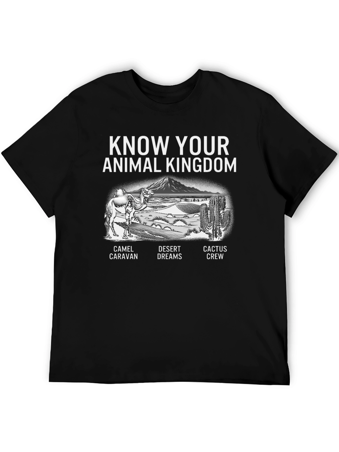 Know Your Animal Kingdom Desert Graphic T-Shirt