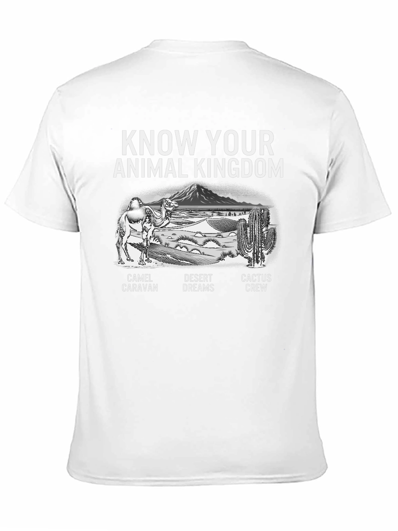 Know Your Animal Kingdom Desert Graphic T-Shirt
