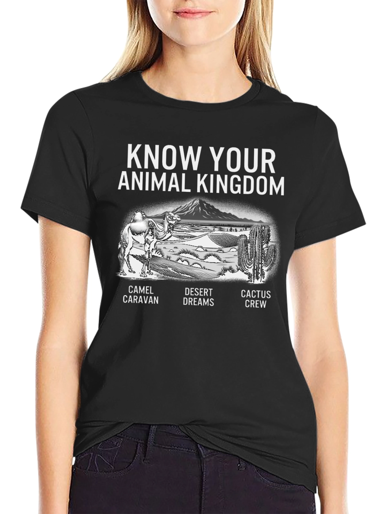 Know Your Animal Kingdom Desert Graphic T-Shirt