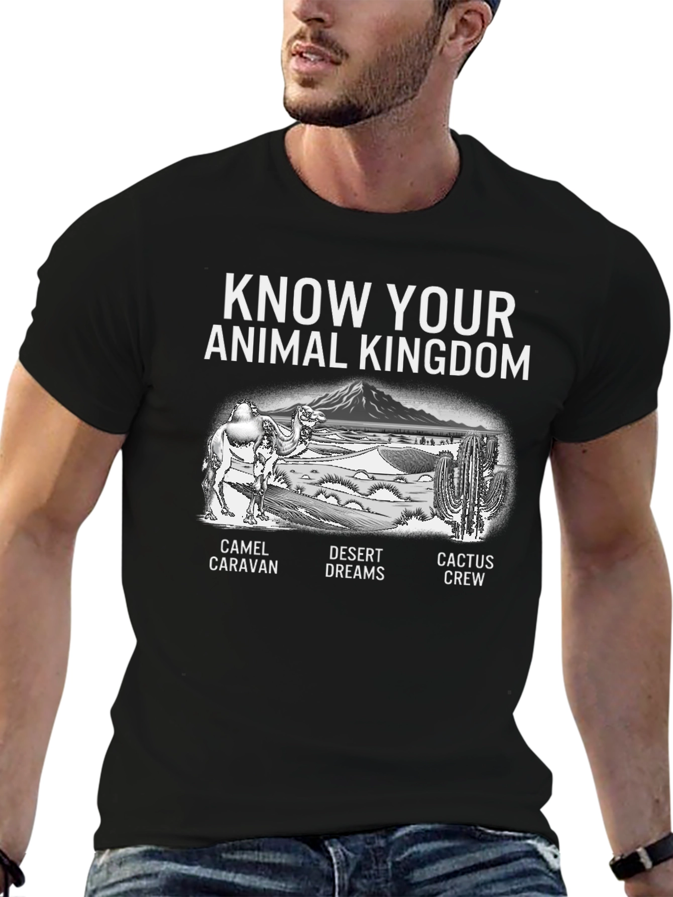 Know Your Animal Kingdom Desert Graphic T-Shirt