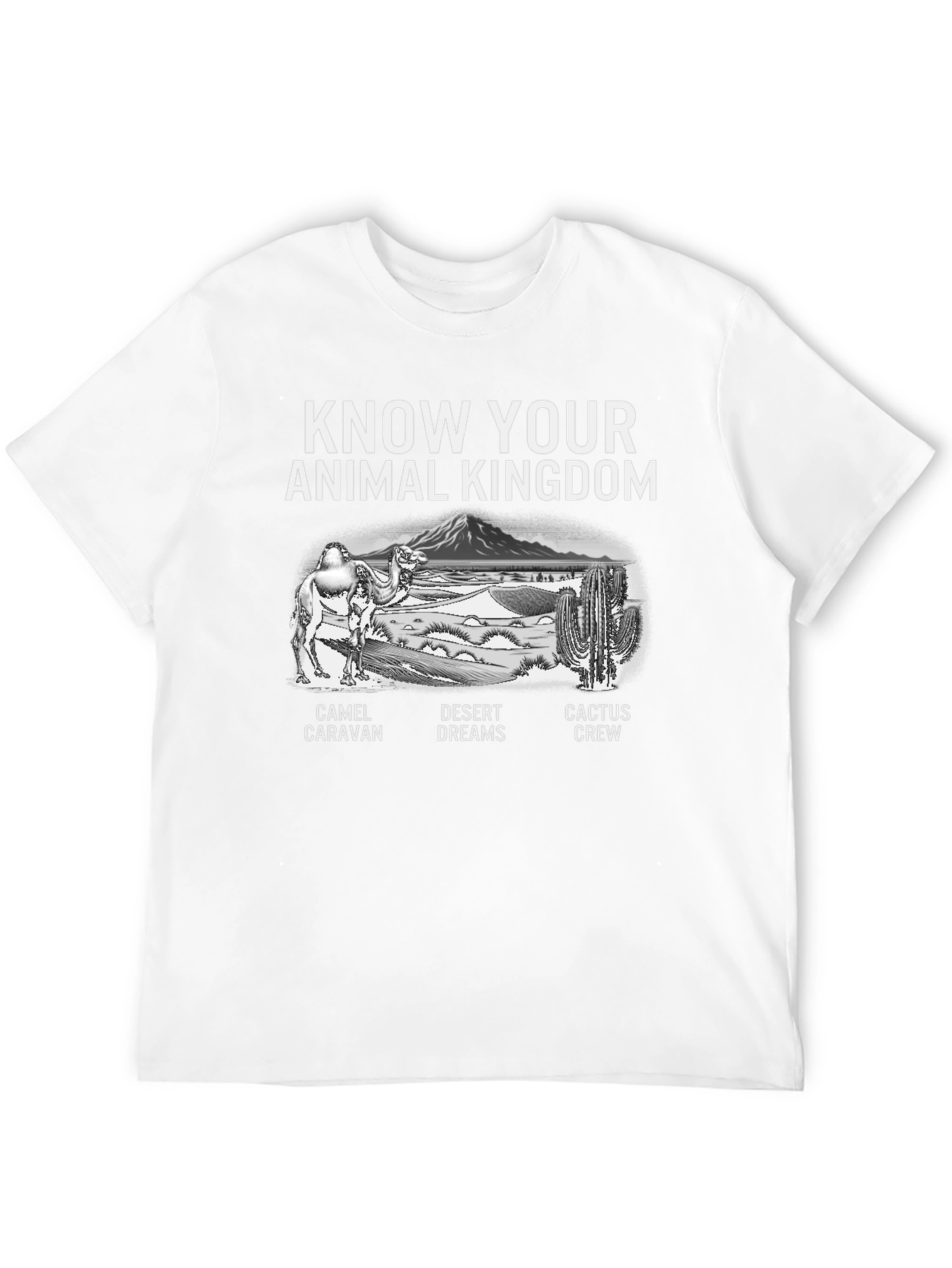 Know Your Animal Kingdom Desert Graphic T-Shirt