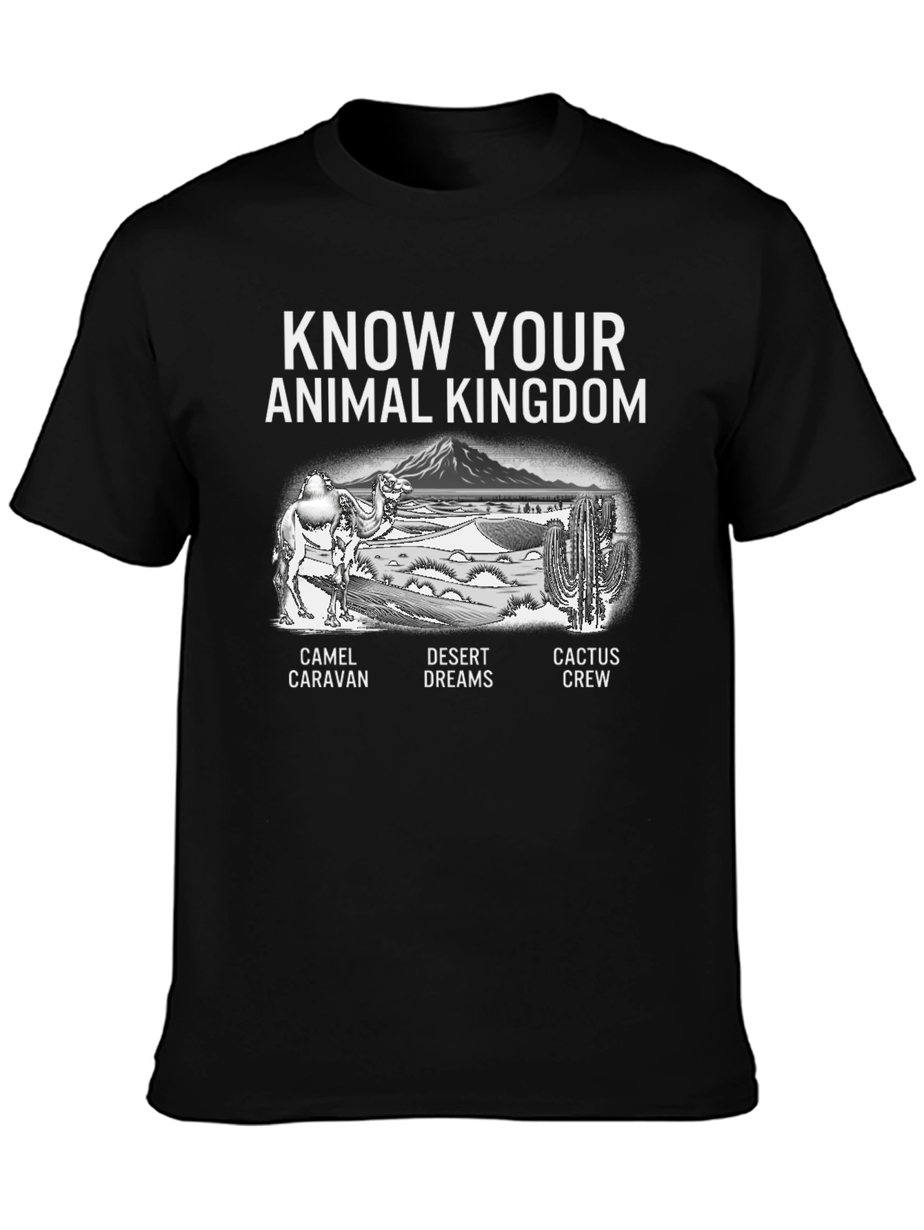 Know Your Animal Kingdom Desert Graphic T-Shirt