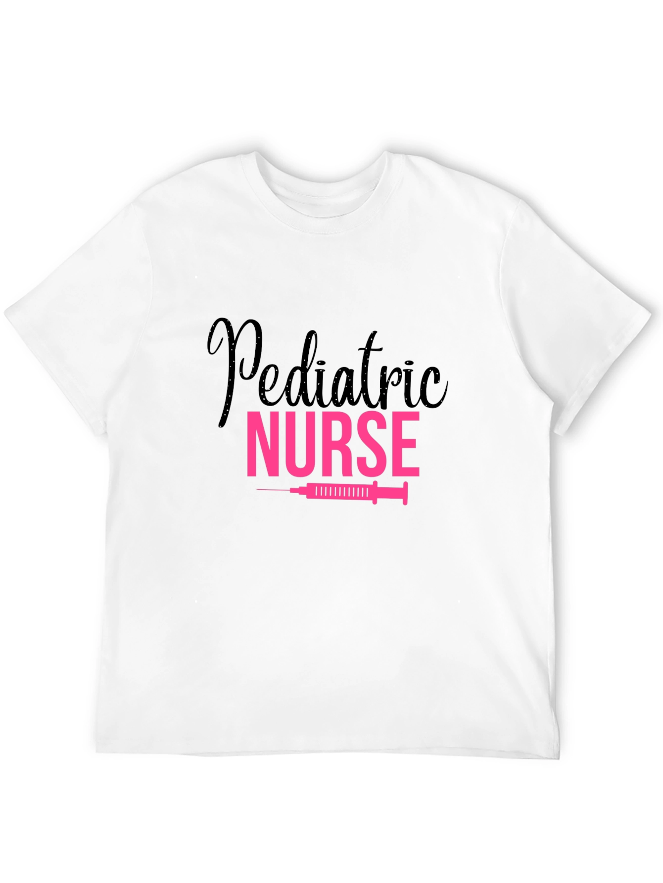 Pediatric Nurse T-Shirt Pink Graphic Tee