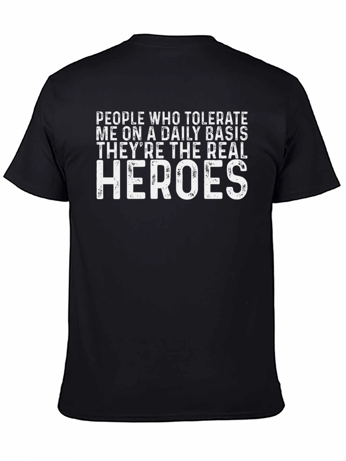 The Real Heroes Graphic T-Shirt - Black