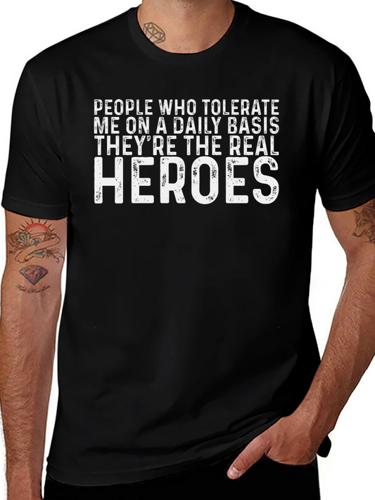 The Real Heroes Graphic T-Shirt - Black