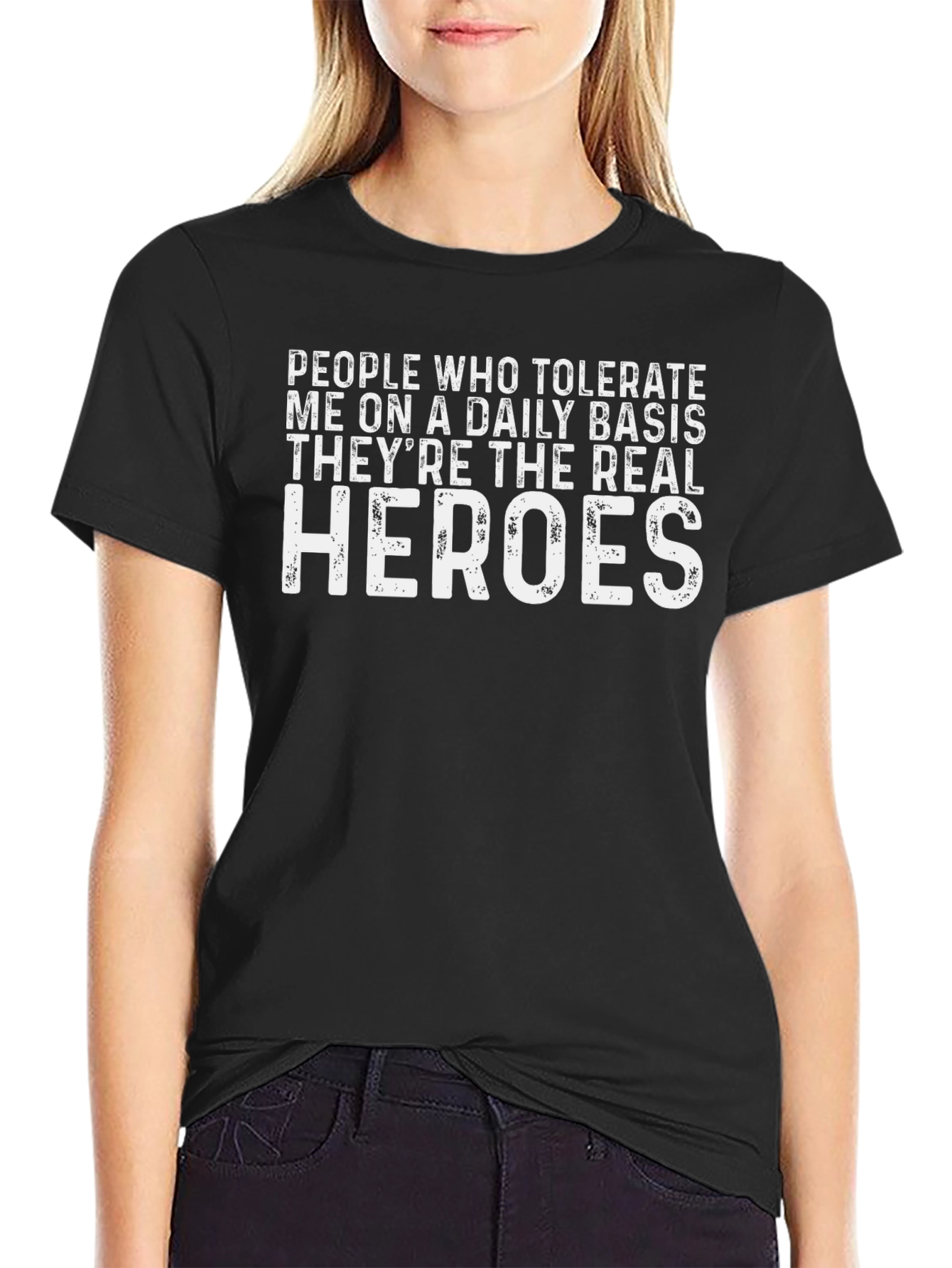 The Real Heroes Graphic T-Shirt - Black
