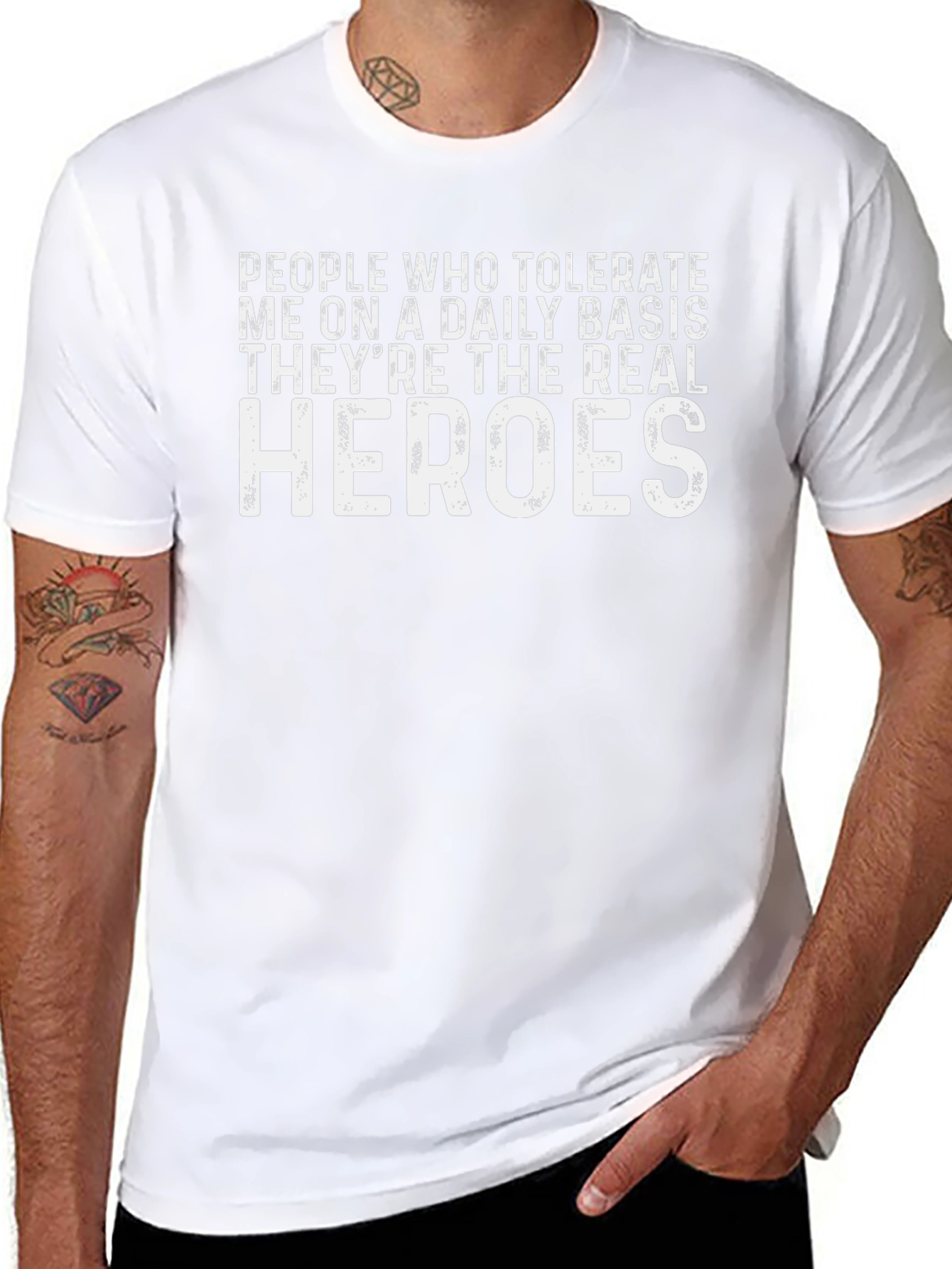 The Real Heroes Graphic T-Shirt - Black