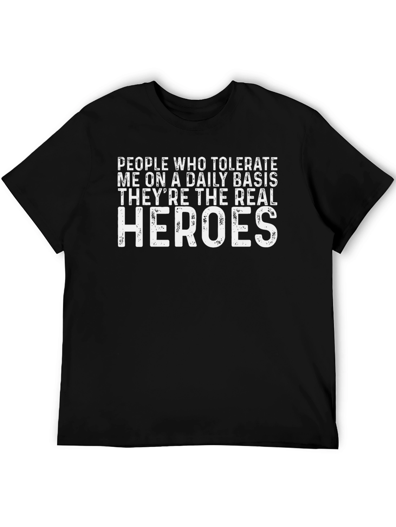 The Real Heroes Graphic T-Shirt - Black