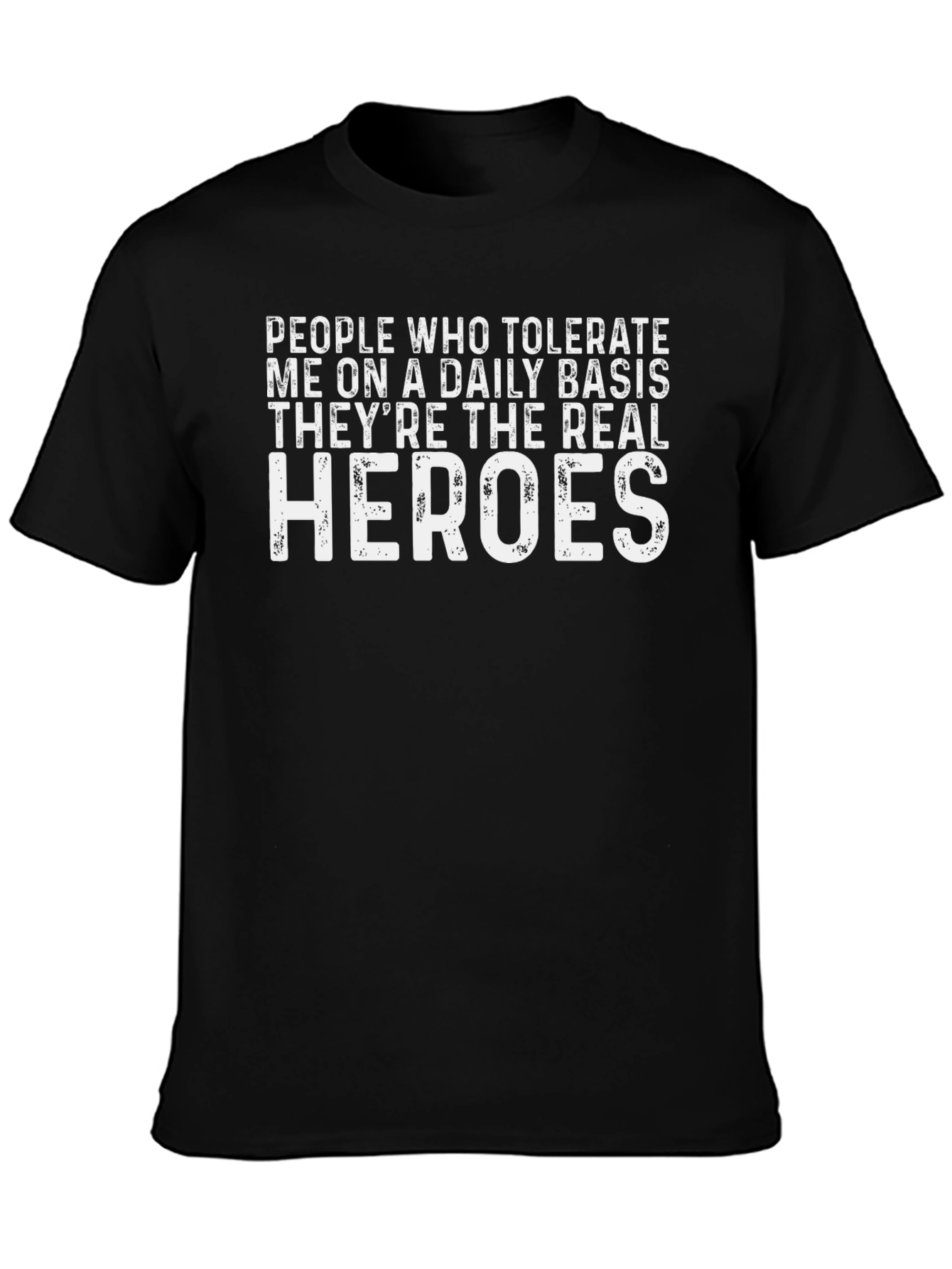 The Real Heroes Graphic T-Shirt - Black
