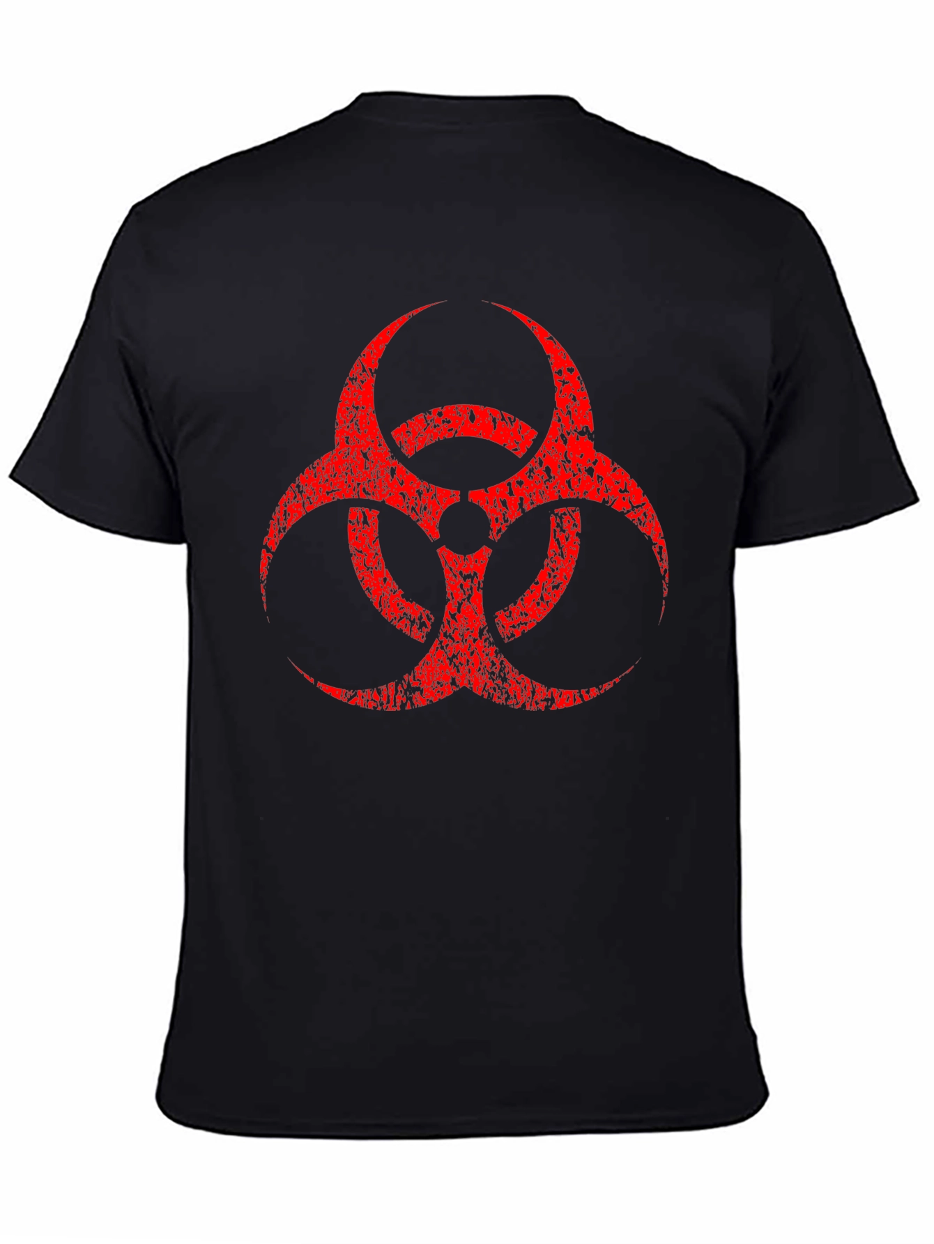 Biohazard Symbol T-Shirt - Distressed Graphic Tee