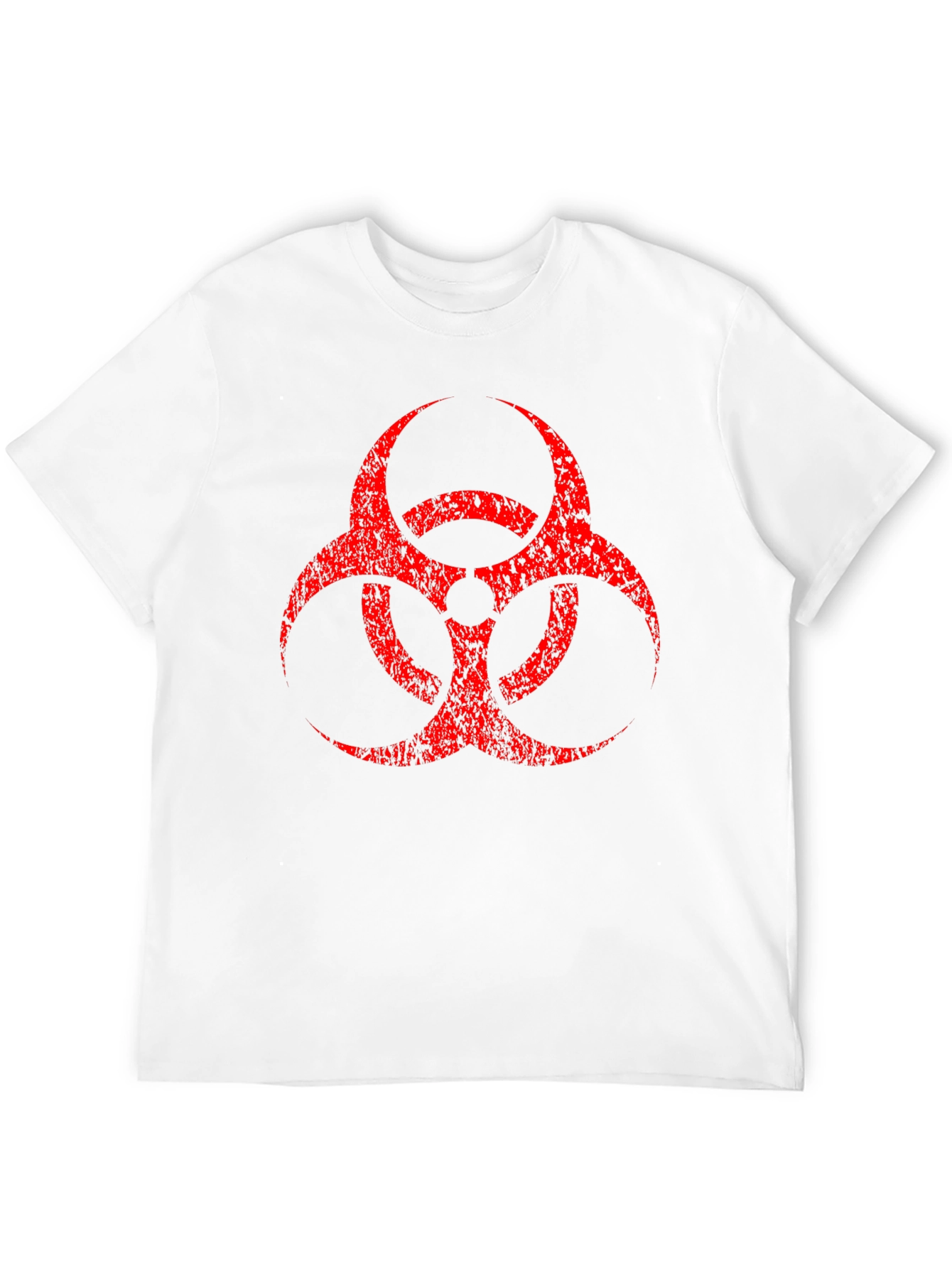 Biohazard Symbol T-Shirt - Distressed Graphic Tee
