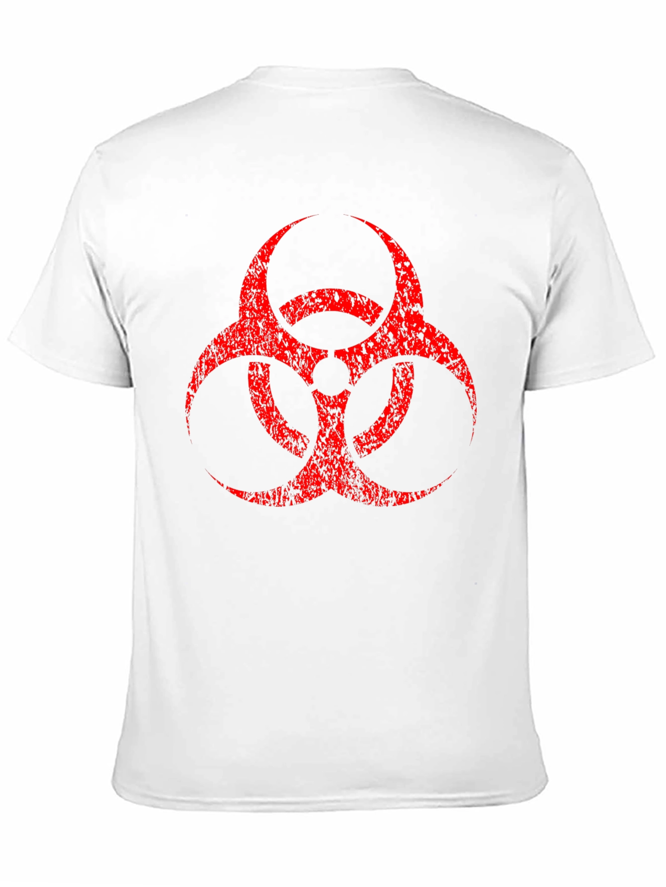 Biohazard Symbol T-Shirt - Distressed Graphic Tee