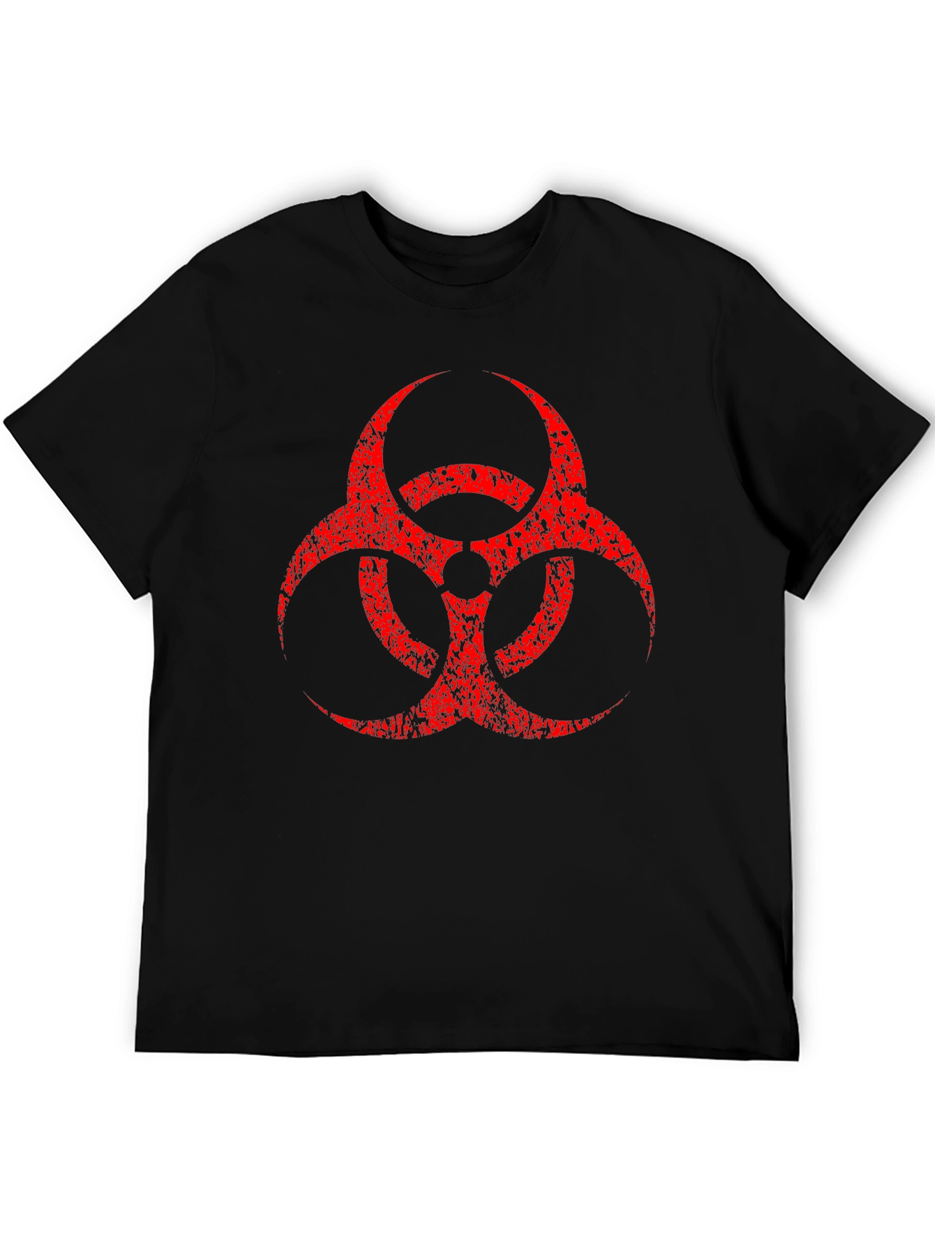Biohazard Symbol T-Shirt - Distressed Graphic Tee