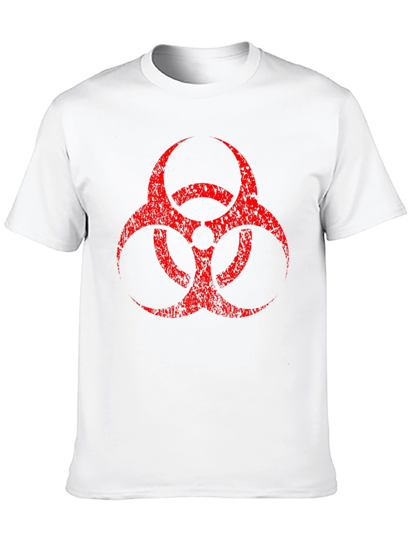 Biohazard Symbol T-Shirt - Distressed Graphic Tee