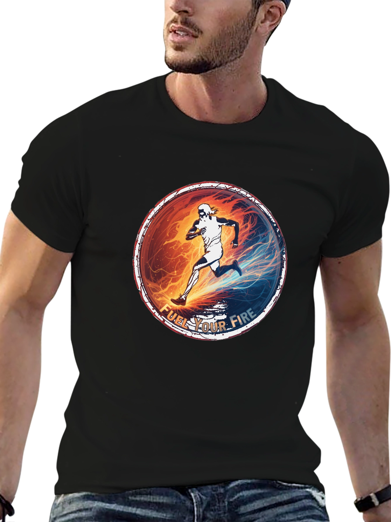 Fuel Your Fire Running Graphic Tee