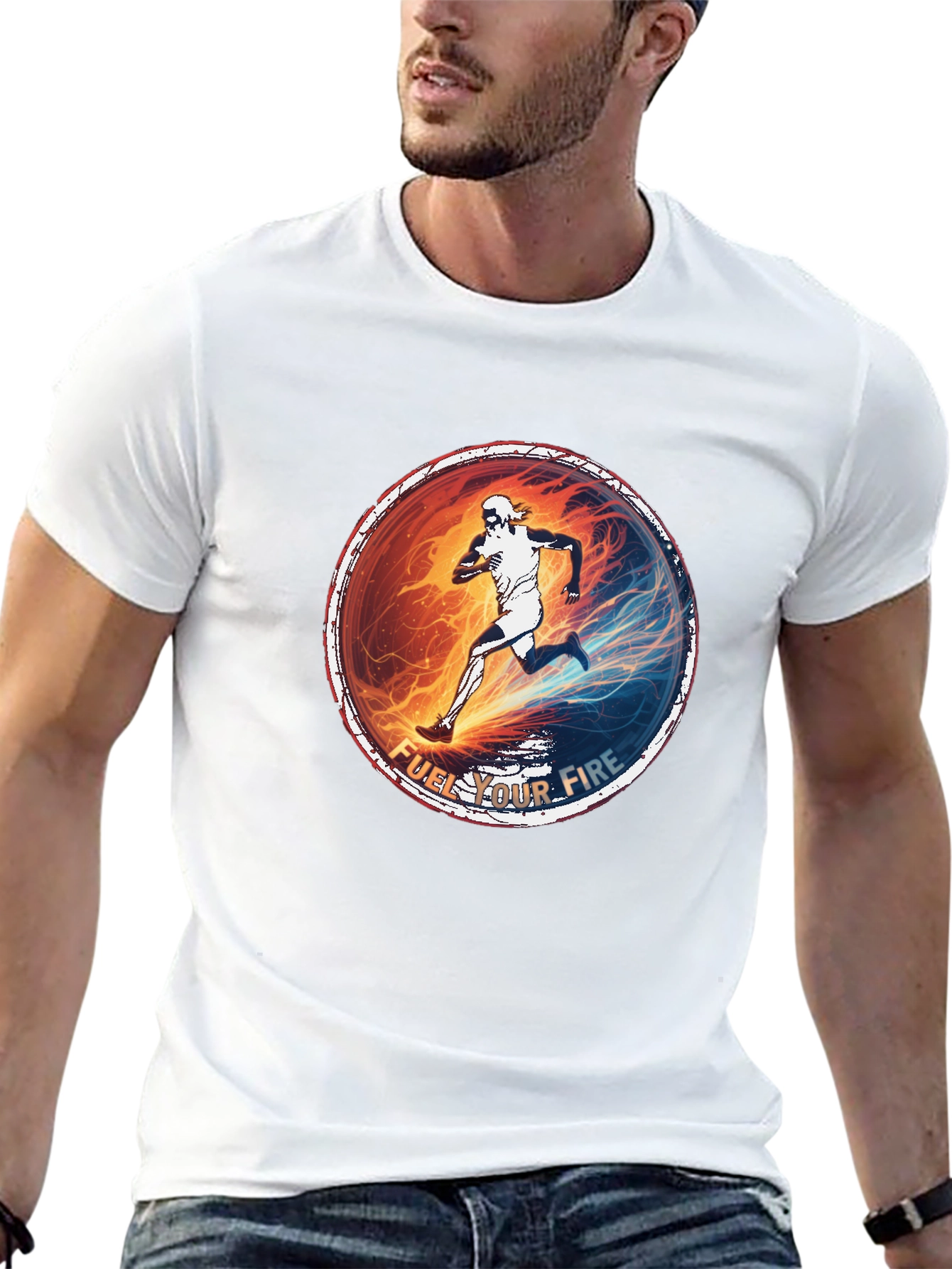 Fuel Your Fire Running Graphic Tee