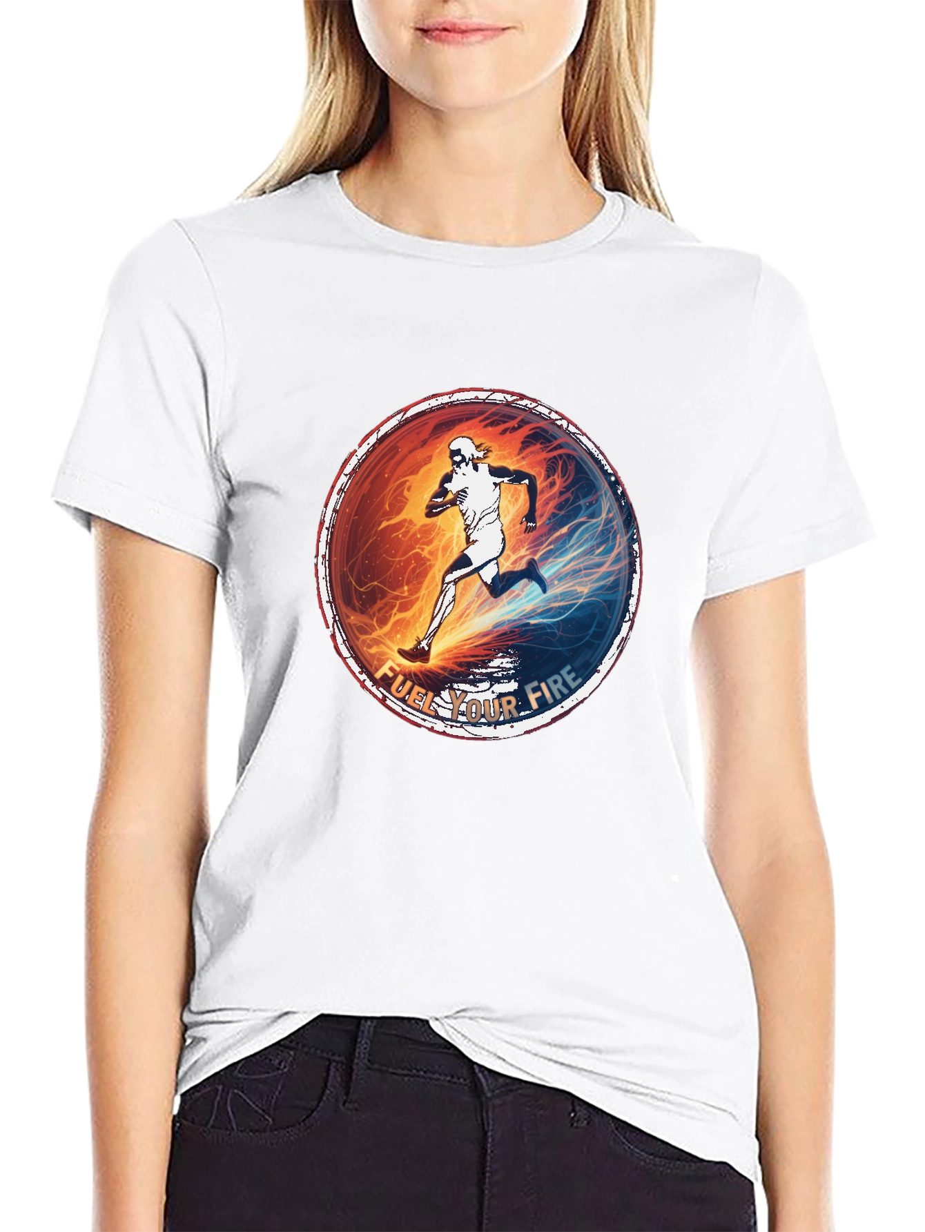 Fuel Your Fire Running Graphic Tee