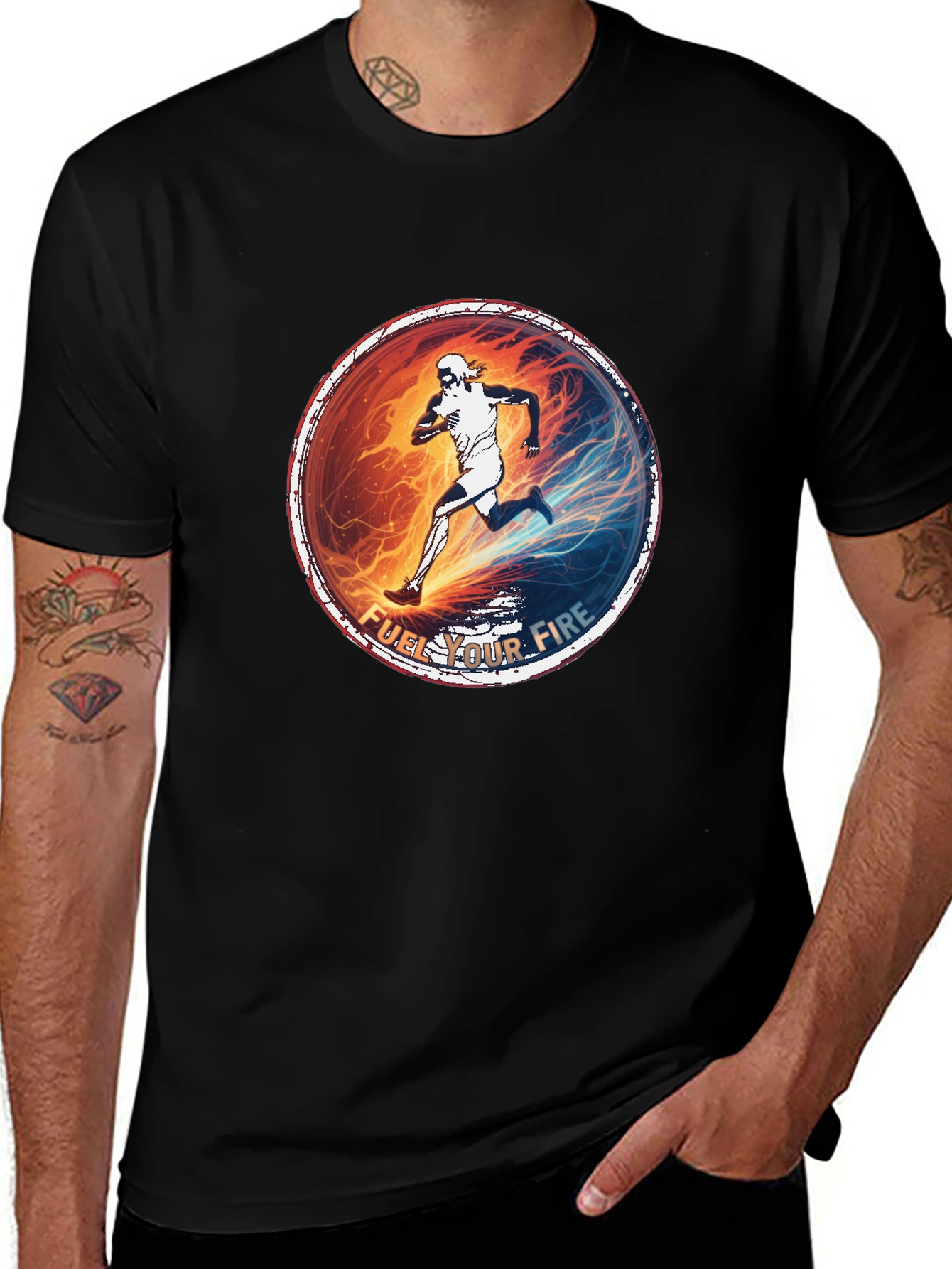 Fuel Your Fire Running Graphic Tee