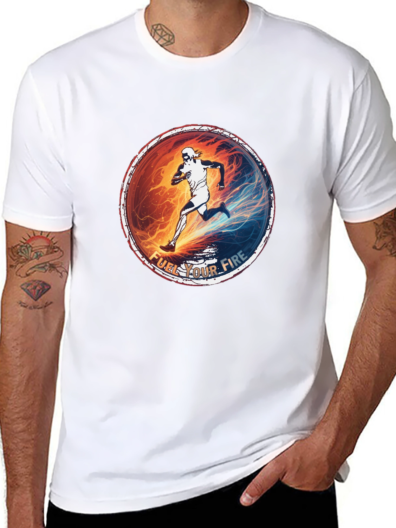 Fuel Your Fire Running Graphic Tee