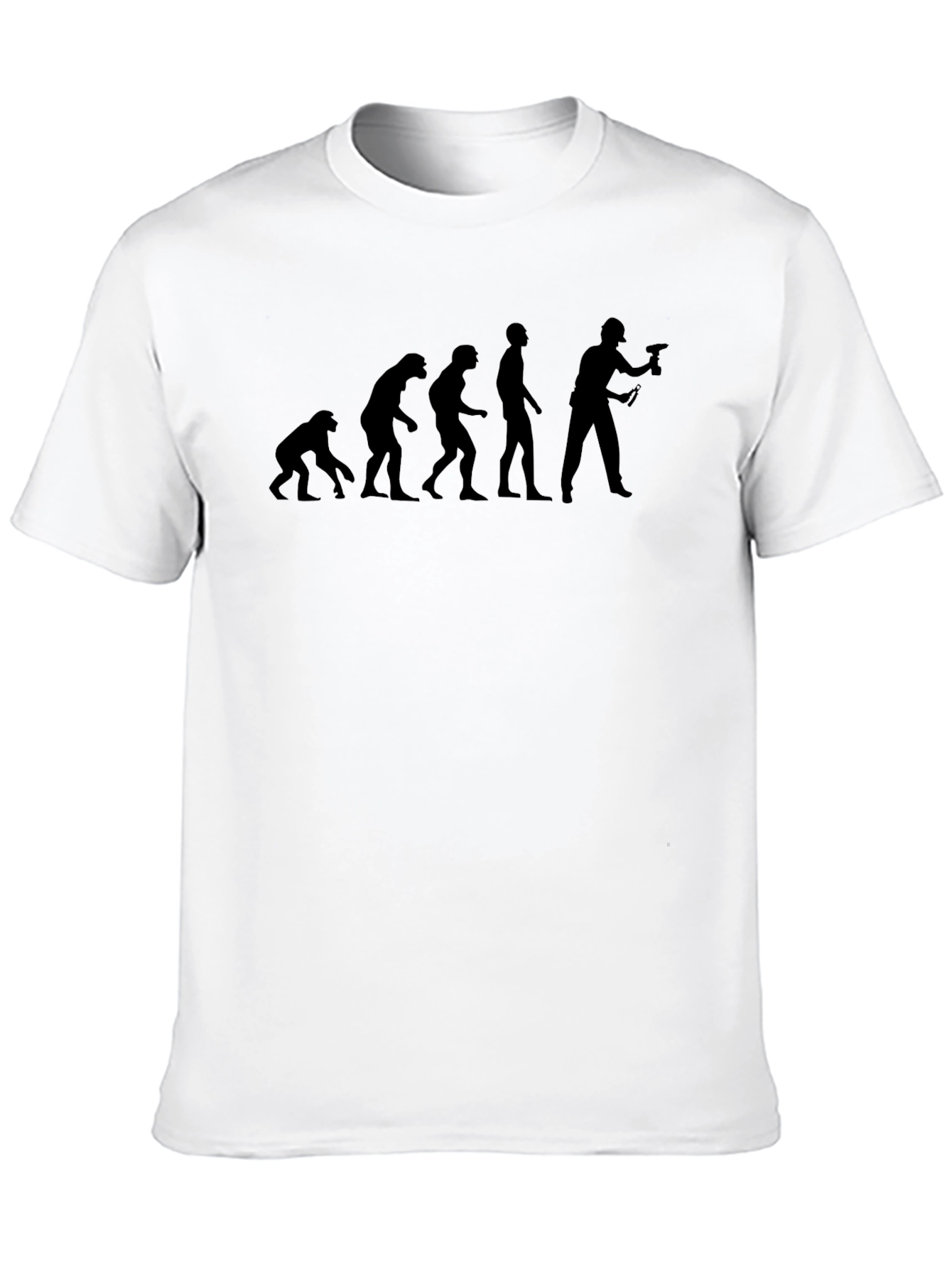 Evolution of Man T-Shirt - Black Graphic Tee