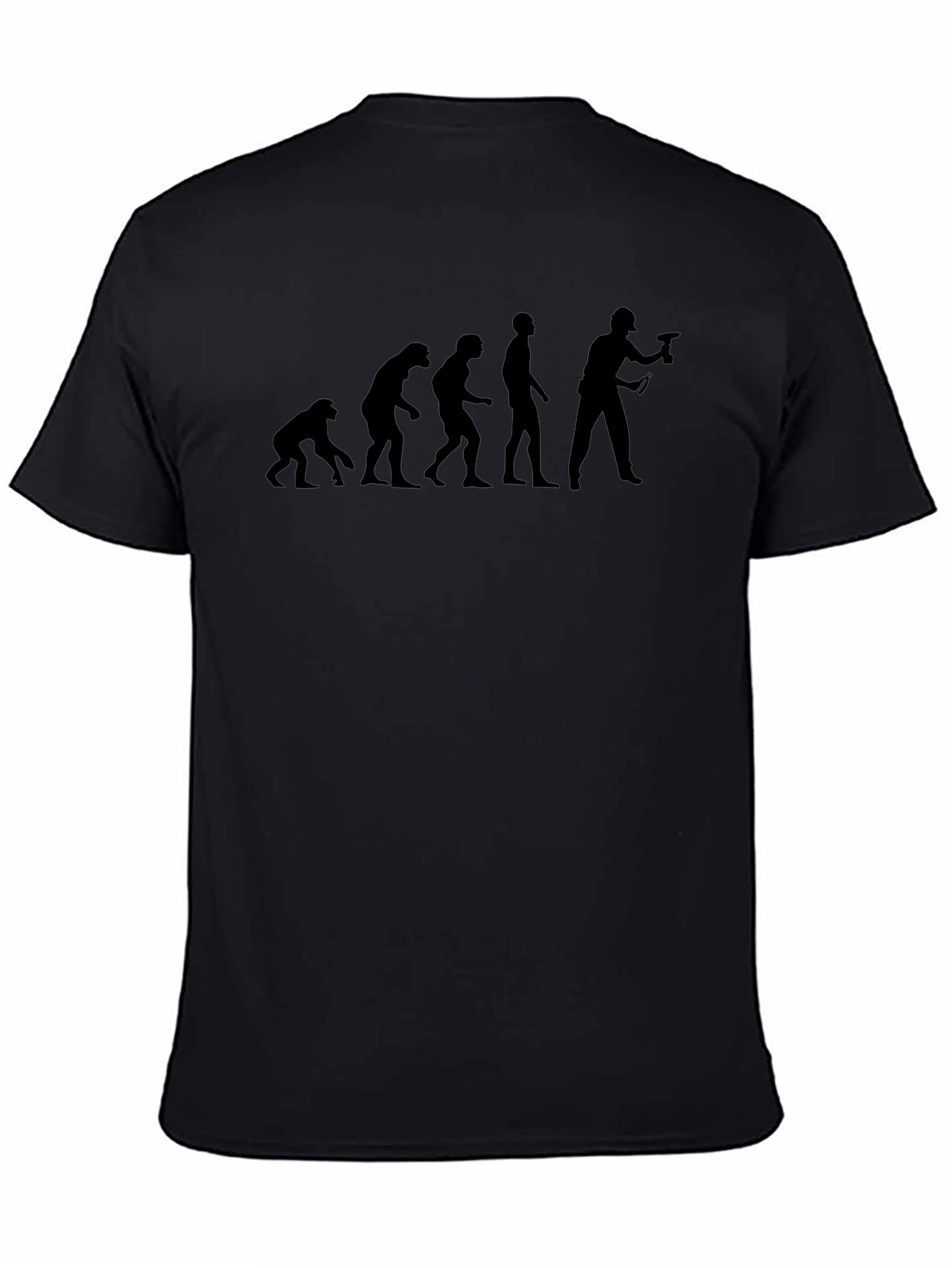 Evolution of Man T-Shirt - Black Graphic Tee