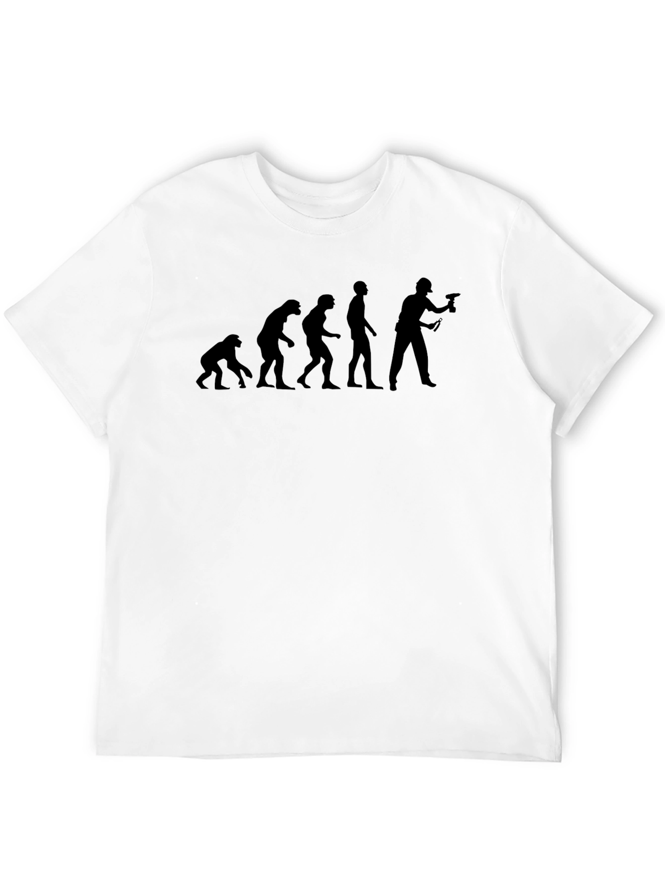 Evolution of Man T-Shirt - Black Graphic Tee