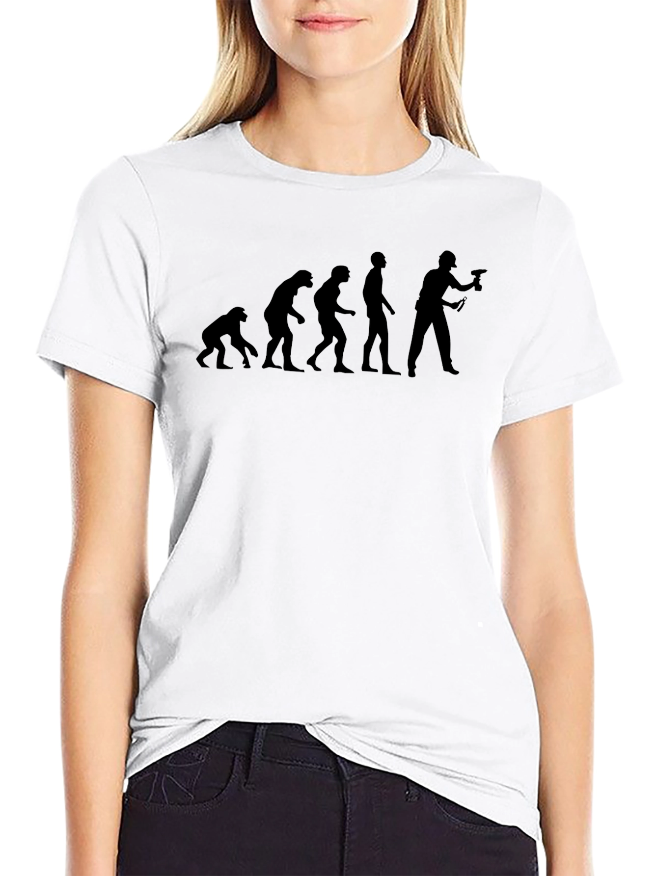 Evolution of Man T-Shirt - Black Graphic Tee