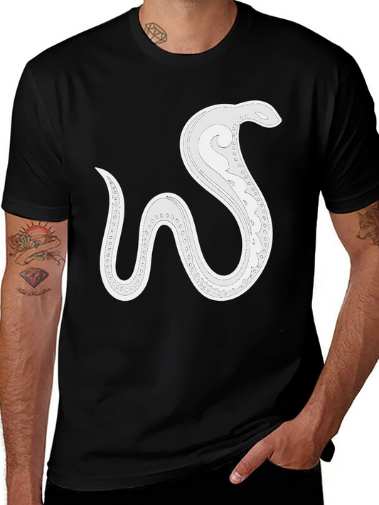 Stylish Snake Graphic Tee