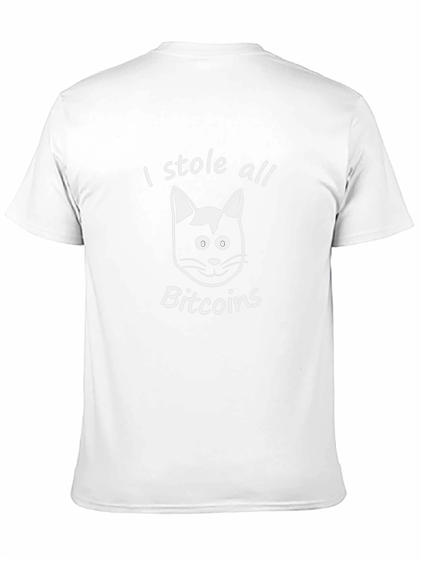 I Stole All Bitcoins Black Graphic T-Shirt