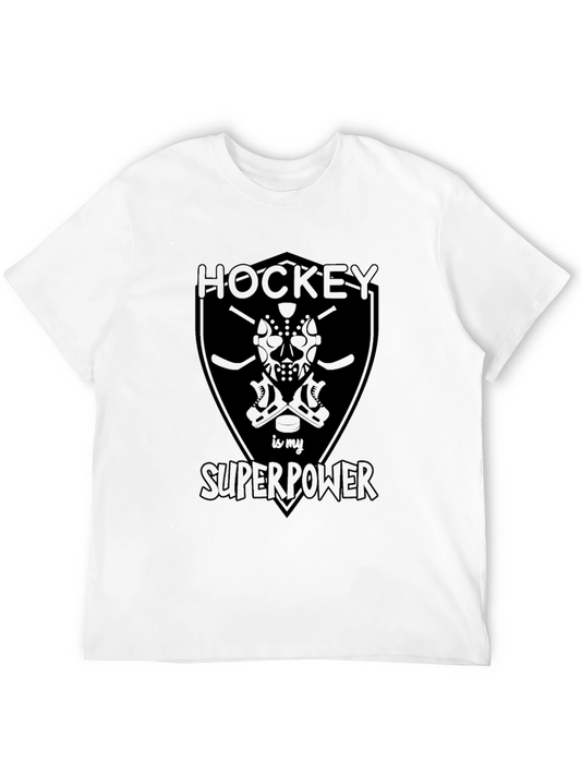Hockey is My Superpower T-Shirt - Black
