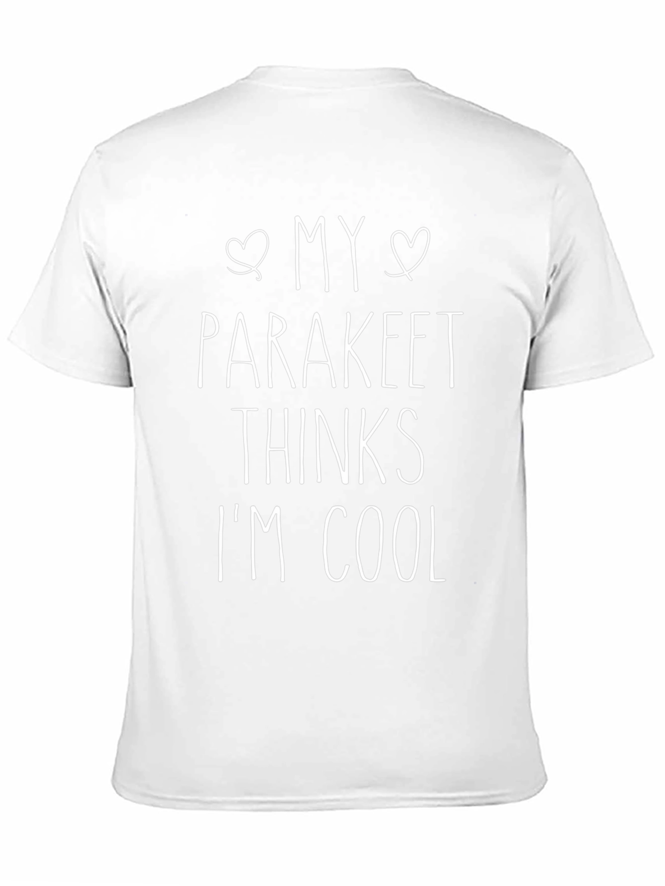 My Parakeet Thinks Im Cool Graphic T-Shirt