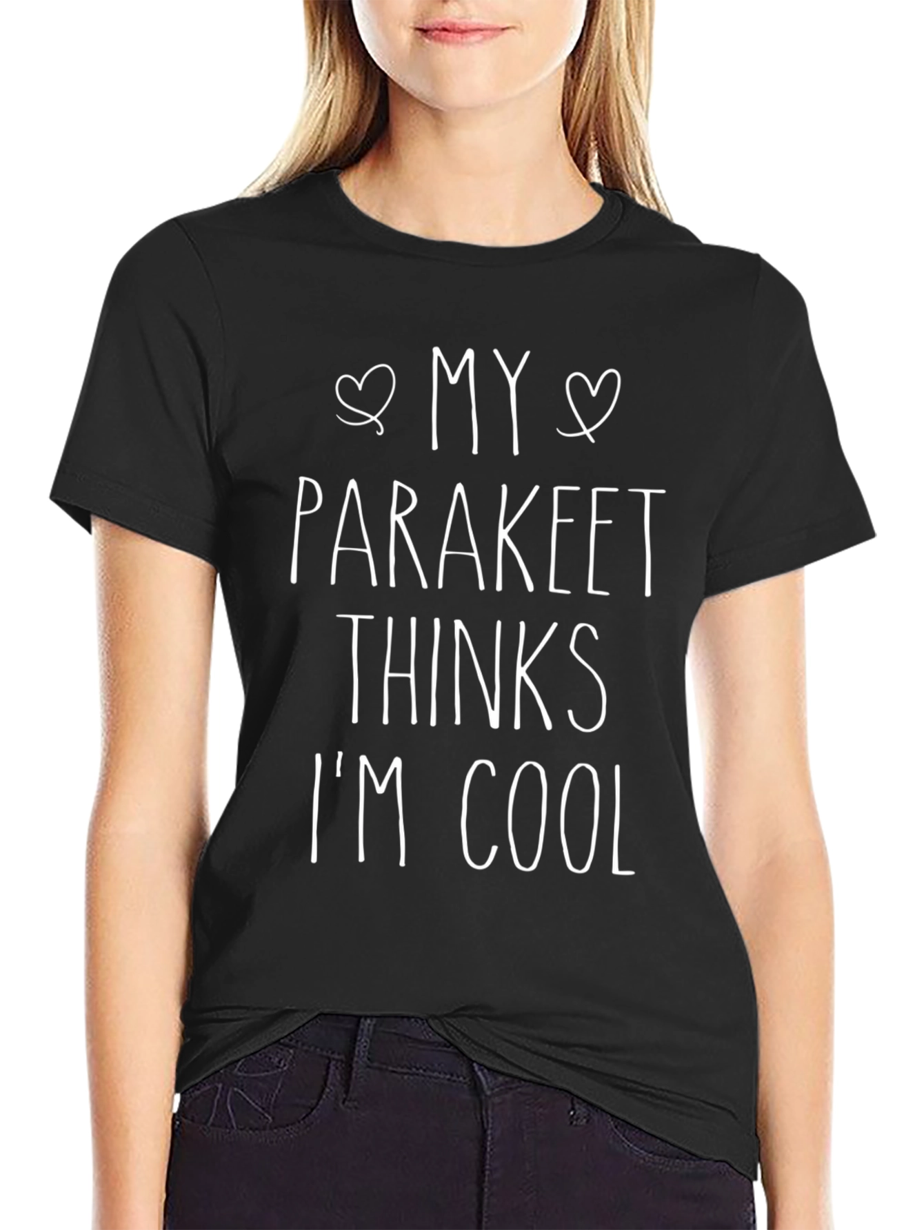 My Parakeet Thinks Im Cool Graphic T-Shirt