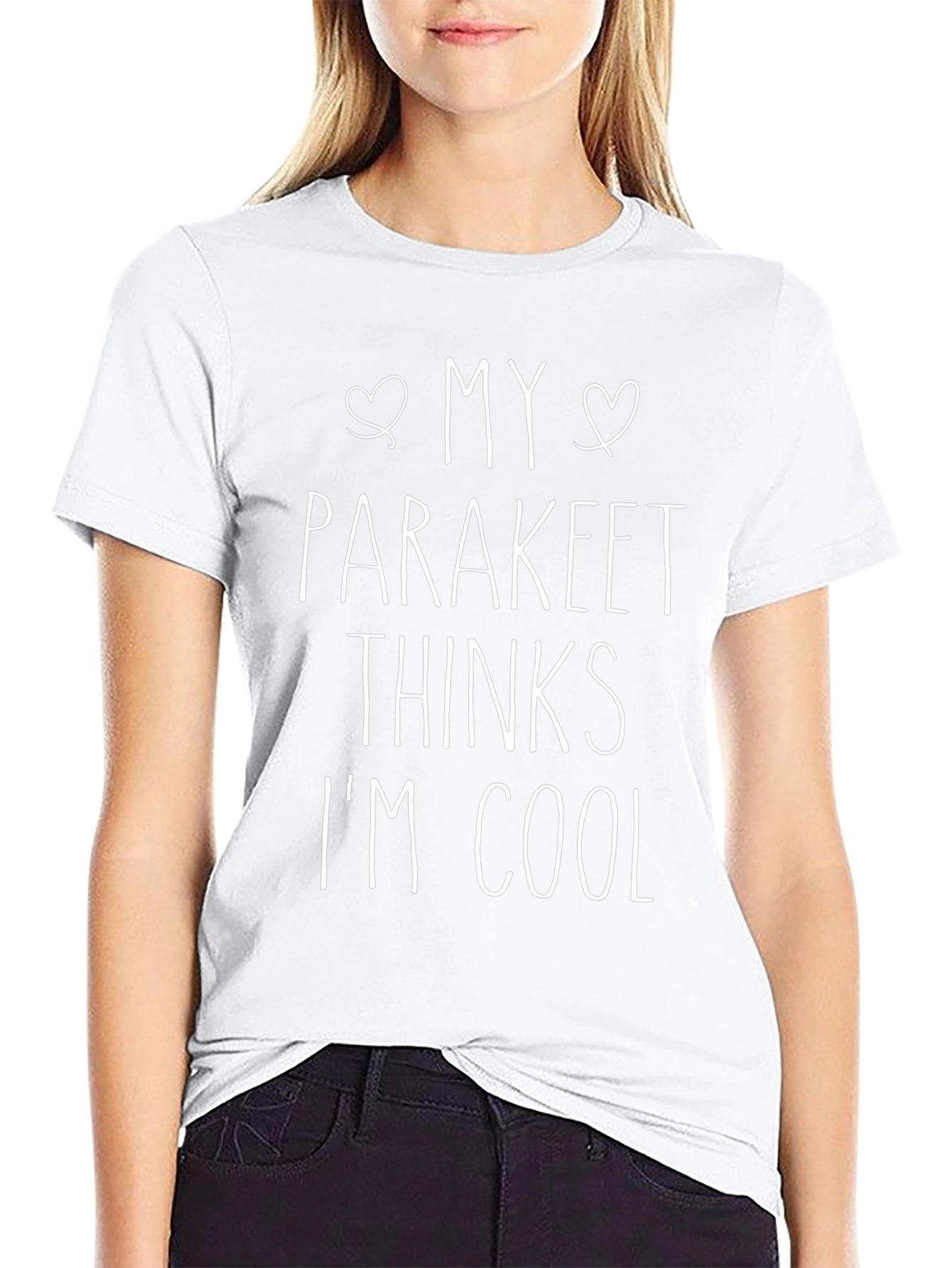 My Parakeet Thinks Im Cool Graphic T-Shirt