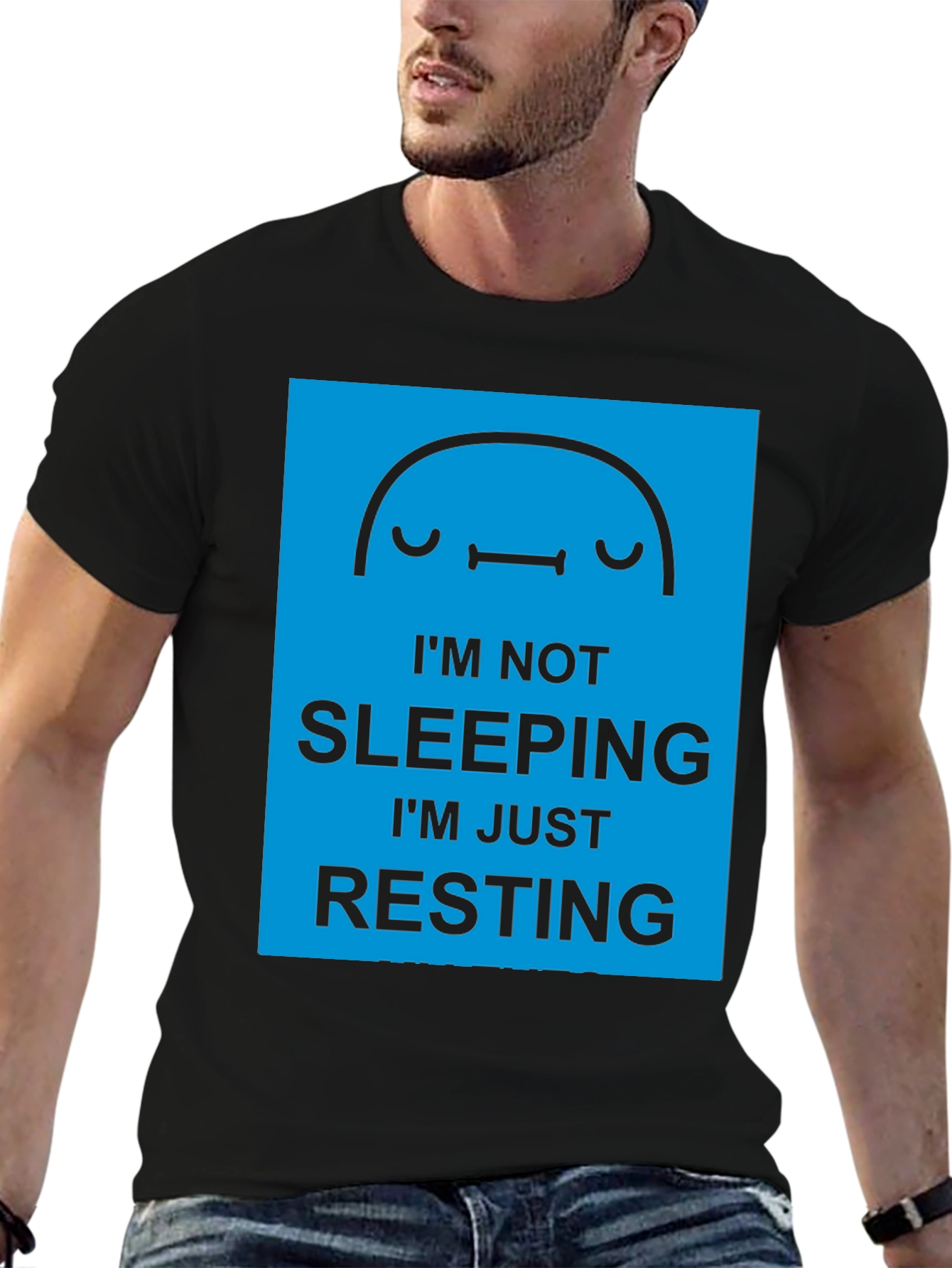 Im Not Sleeping Im Just Resting Graphic Tee