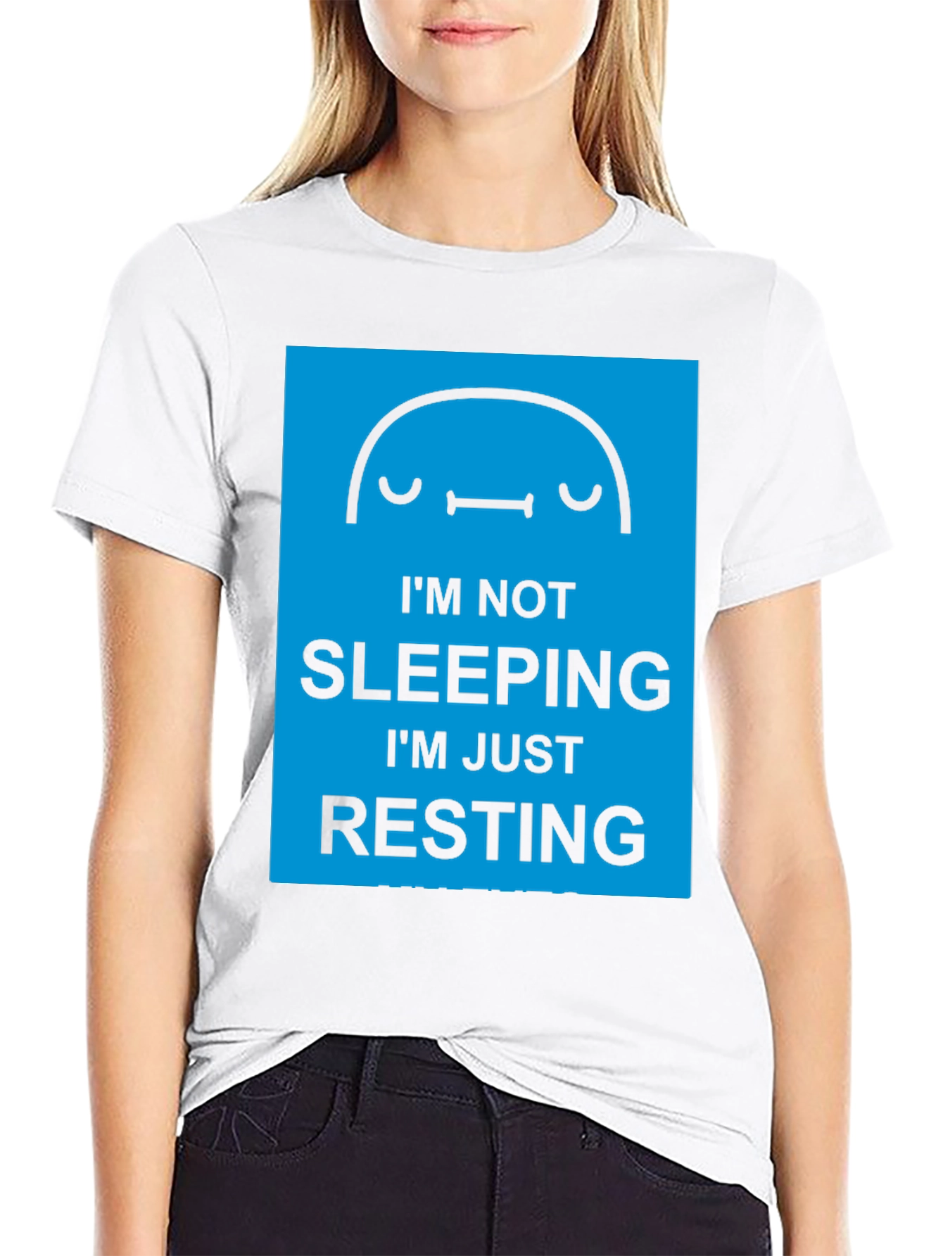 Im Not Sleeping Im Just Resting Graphic Tee