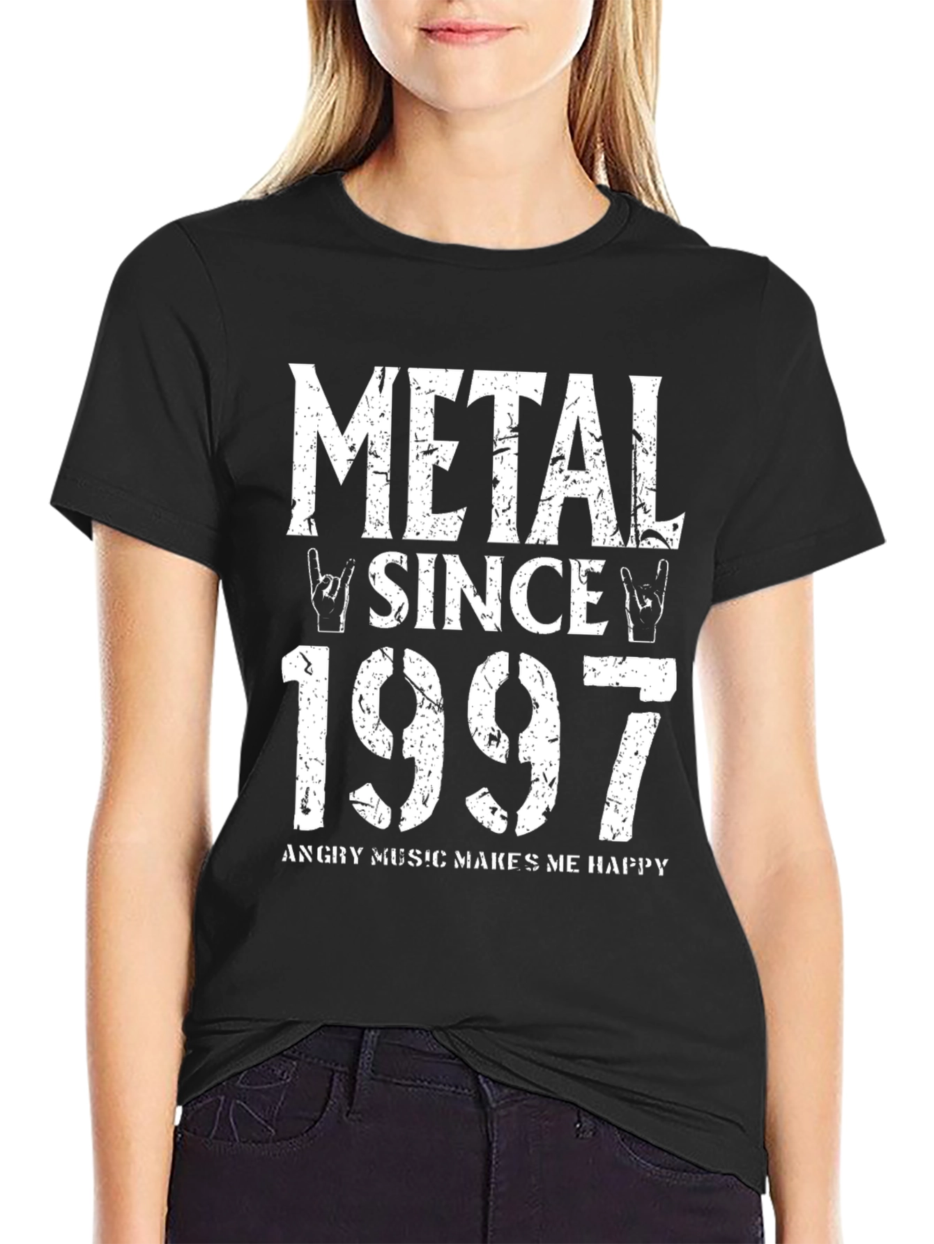 Metal Since 1997 Black Graphic T-Shirt