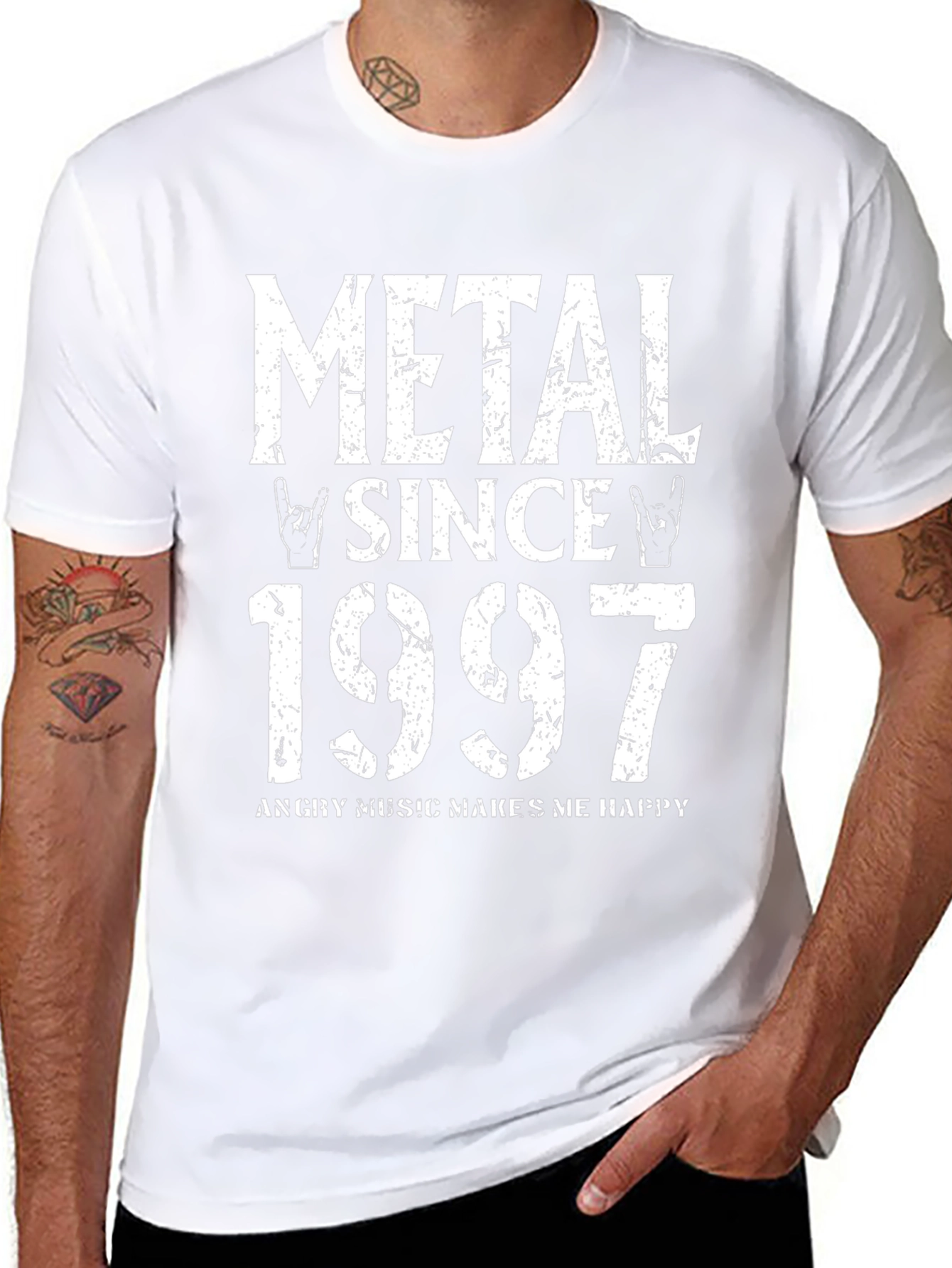 Metal Since 1997 Black Graphic T-Shirt