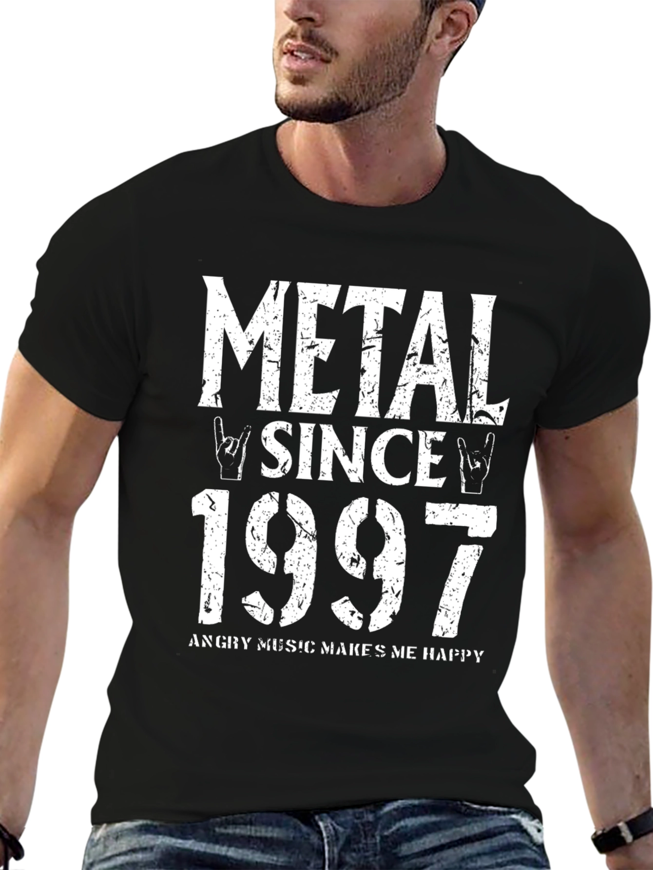 Metal Since 1997 Black Graphic T-Shirt