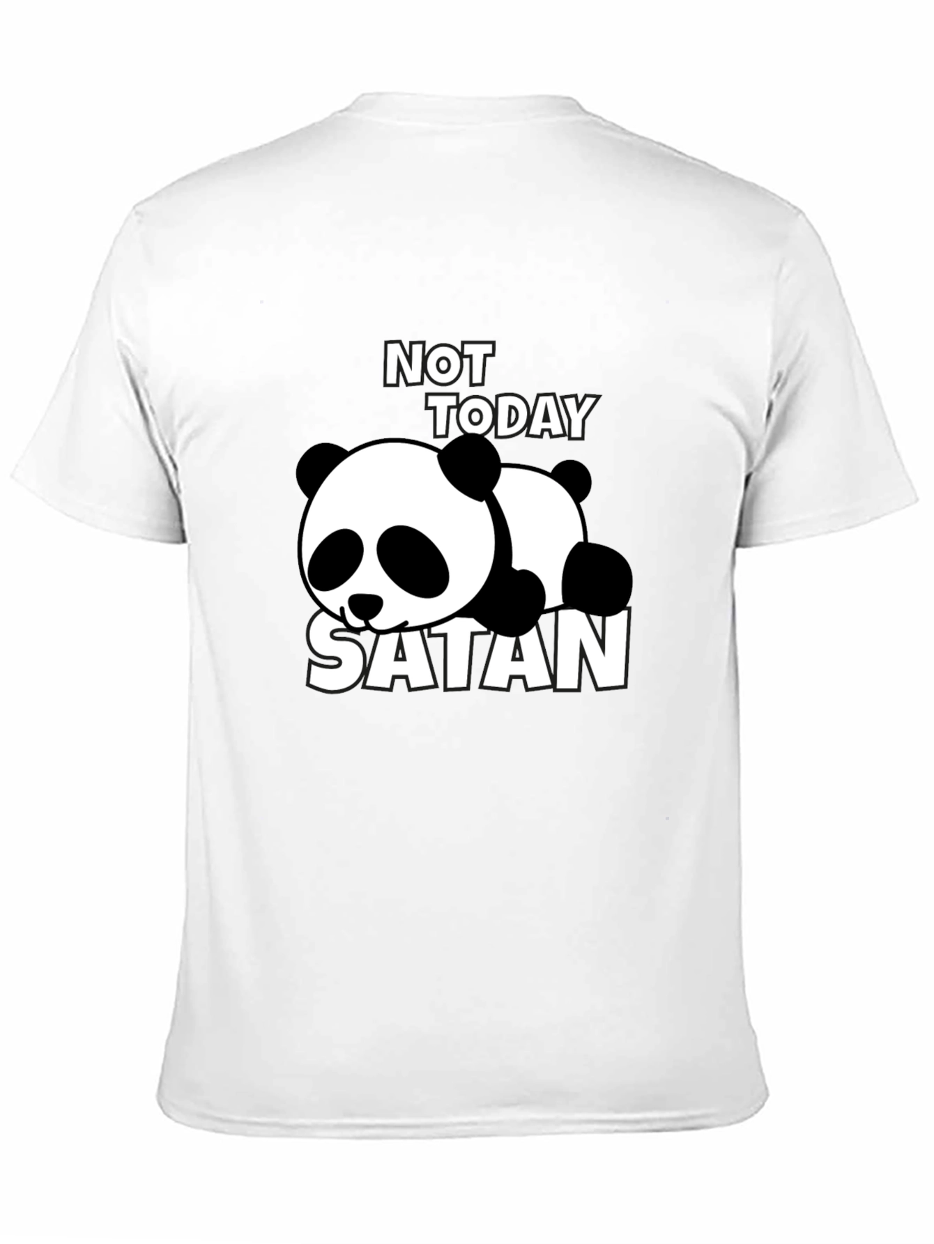 Not Today Satan Panda T-Shirt