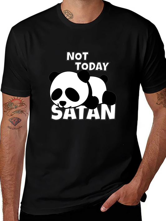 Not Today Satan Panda T-Shirt