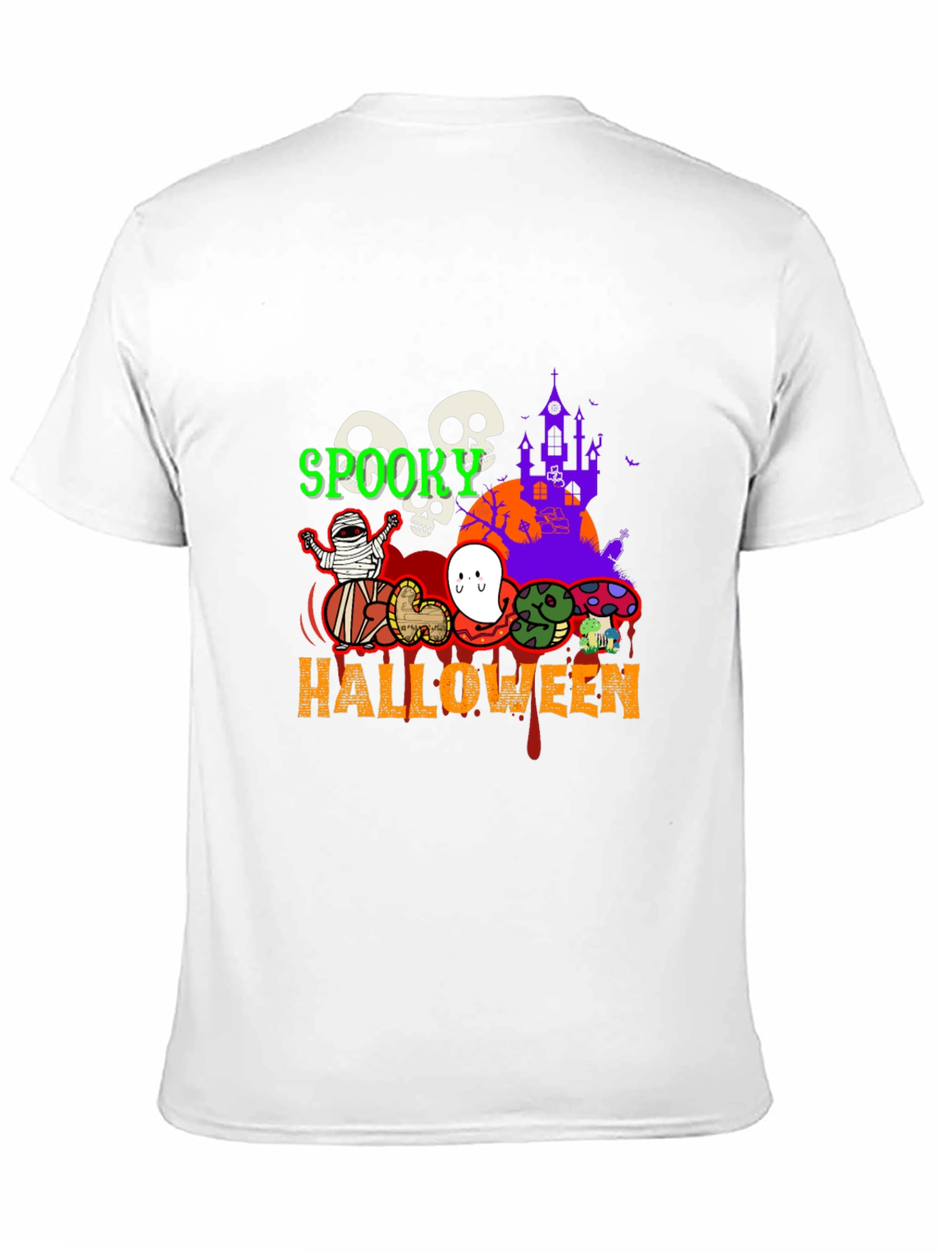 Spooky Halloween Graphic T-Shirt