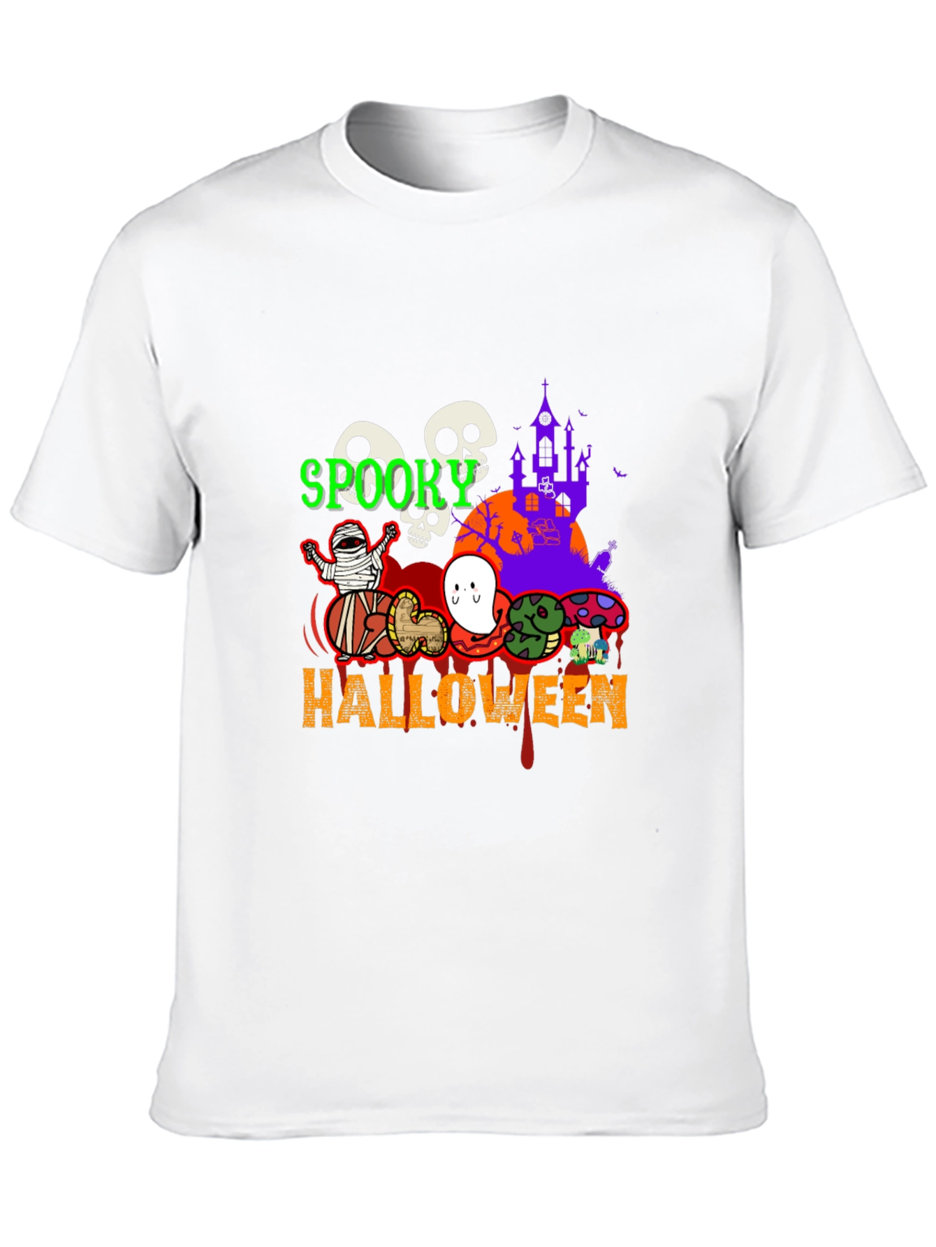 Spooky Halloween Graphic T-Shirt
