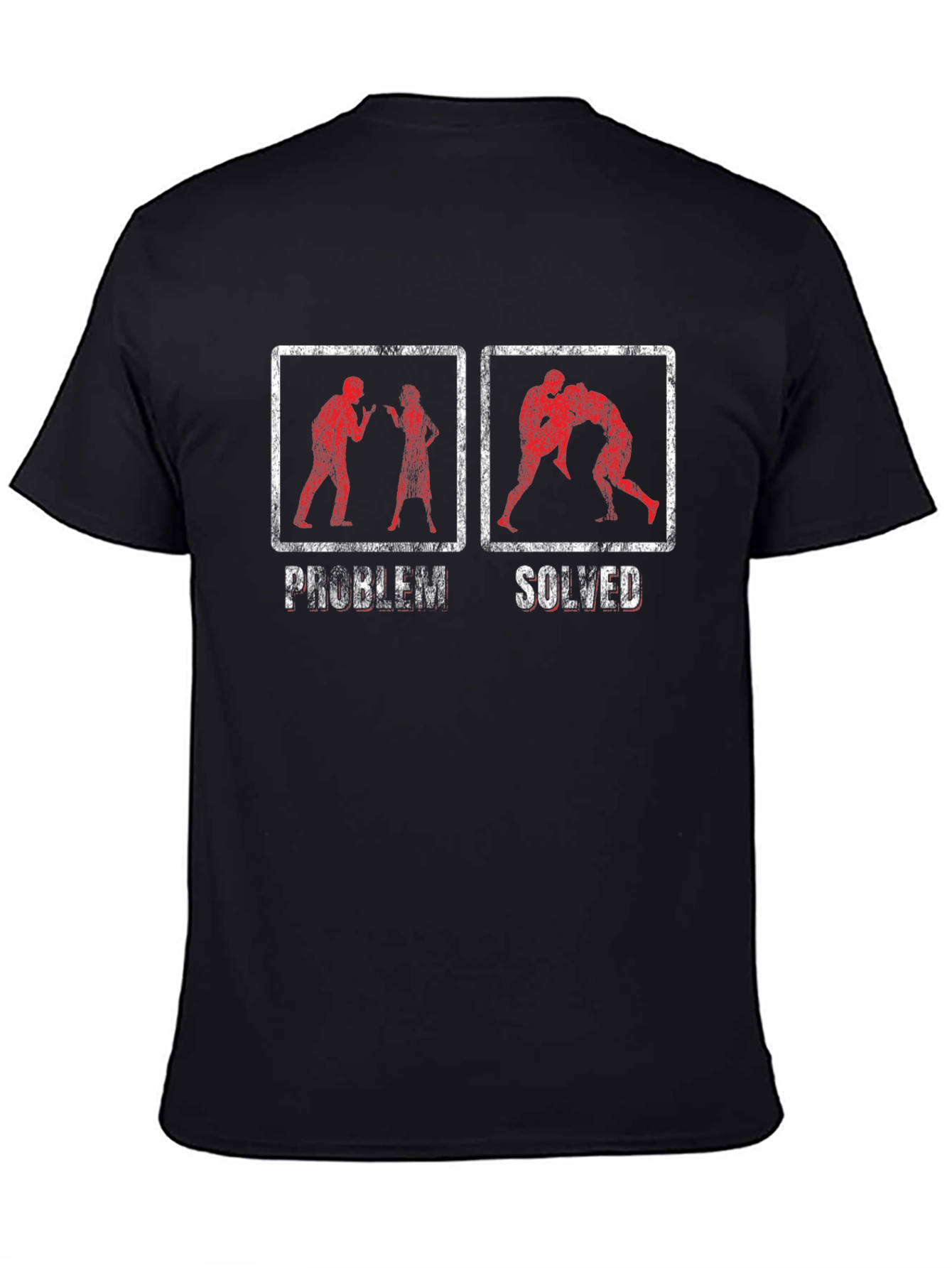 Wrestling Problem Solved Graphic T-Shirt