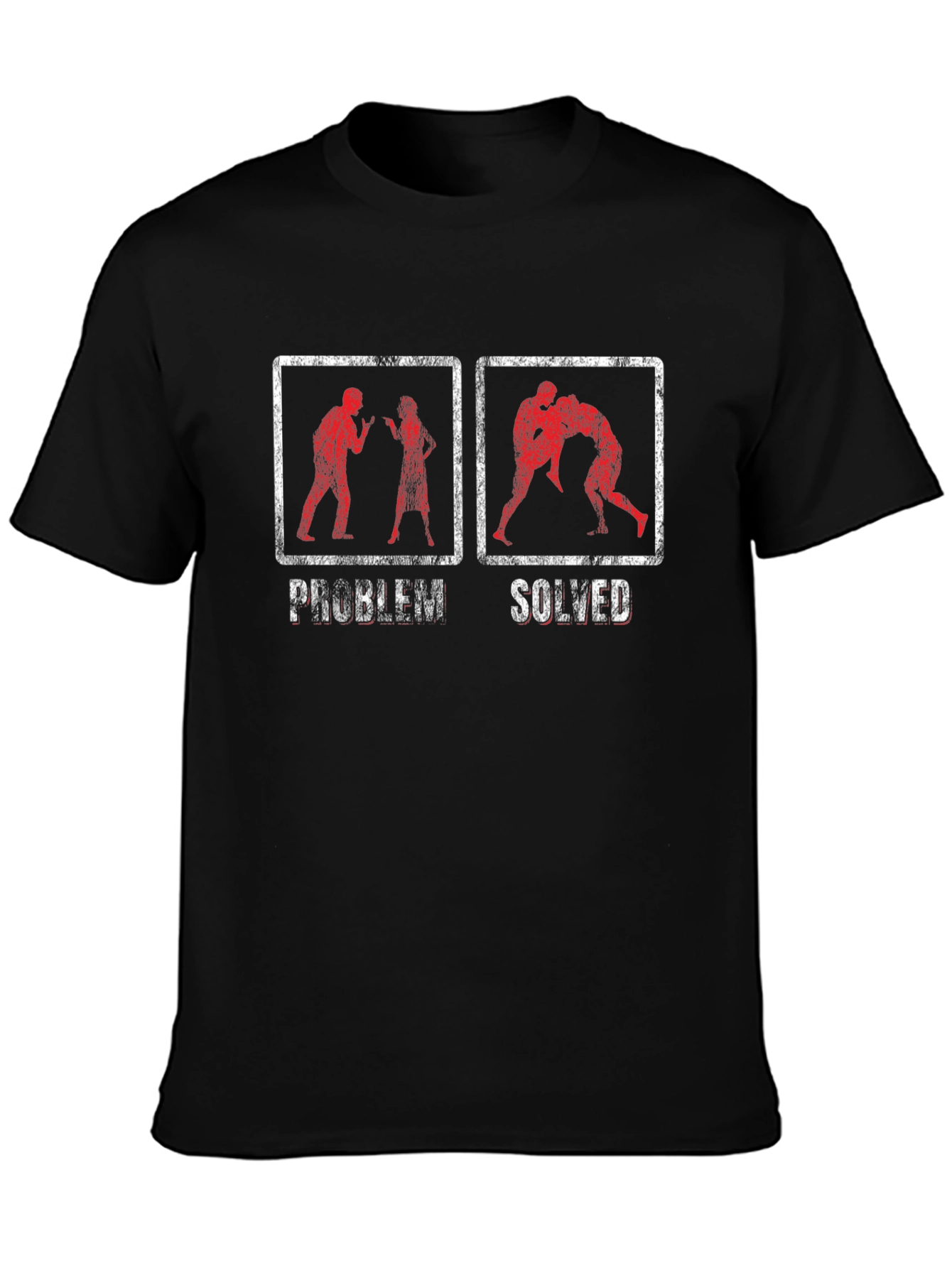 Wrestling Problem Solved Graphic T-Shirt