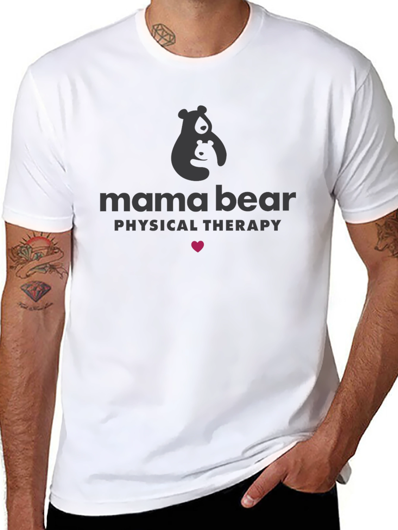 Mama Bear Physical Therapy Black T-Shirt