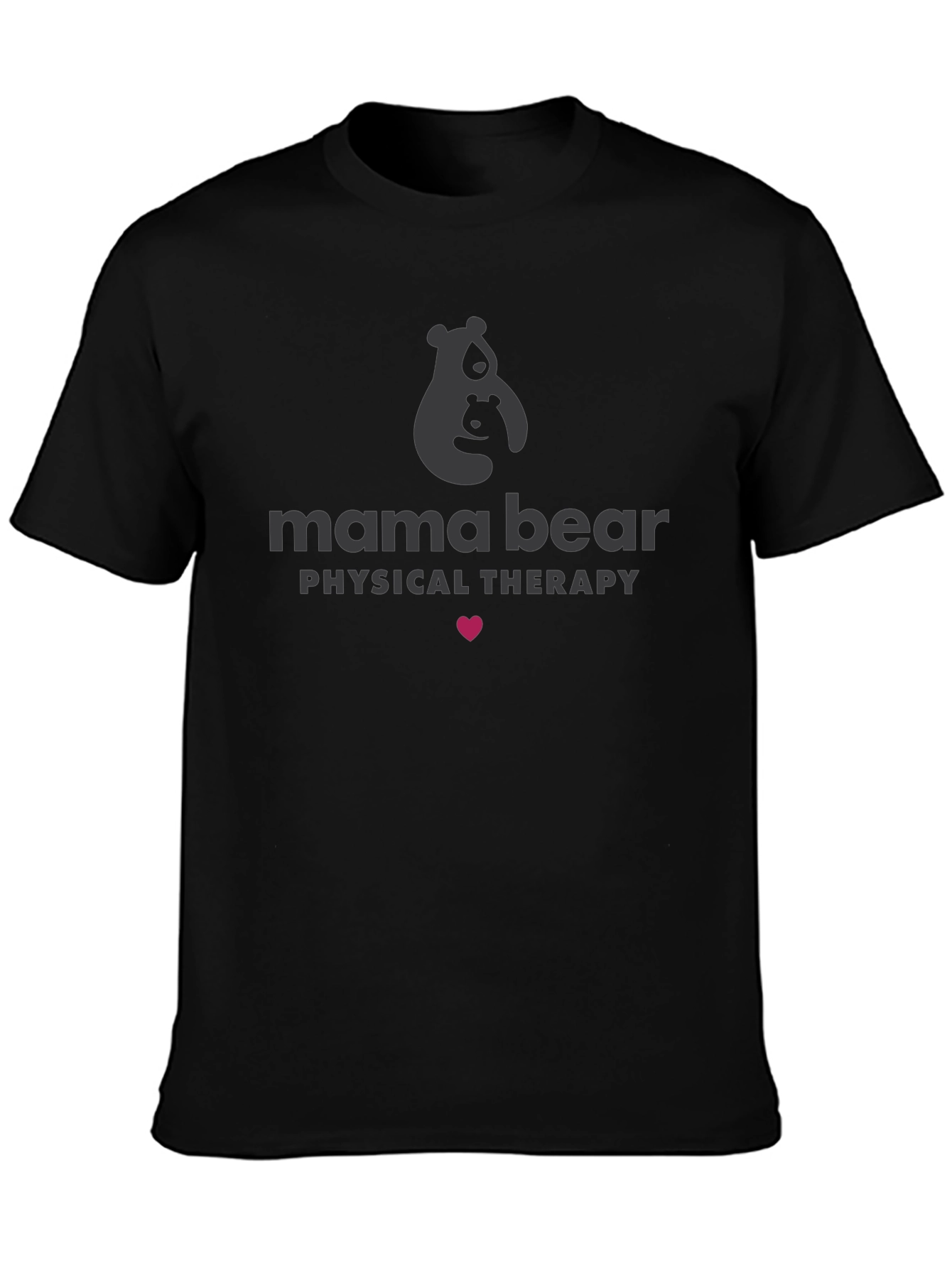Mama Bear Physical Therapy Black T-Shirt
