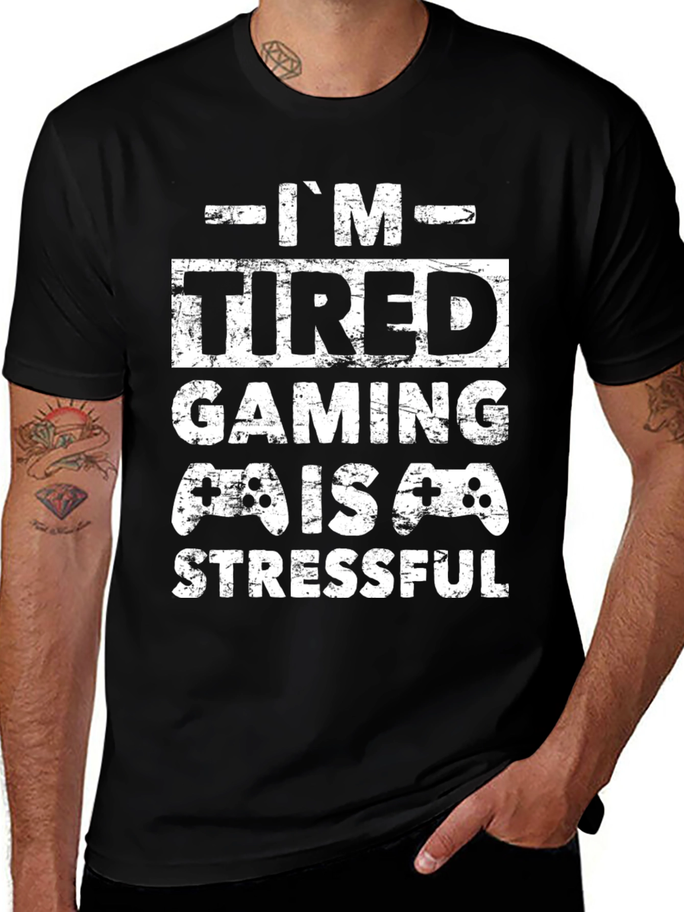 Im Tired Gaming Is Stressful T-Shirt