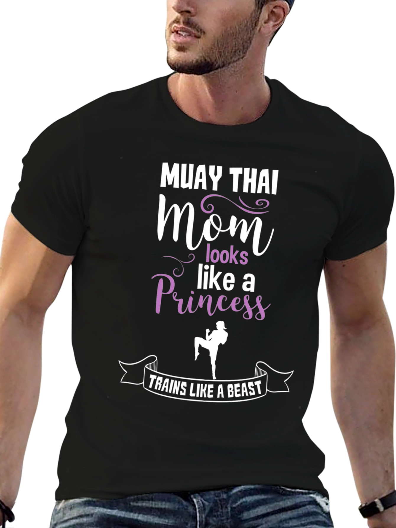 Muay Thai Mom T-Shirt: Princess & Beast