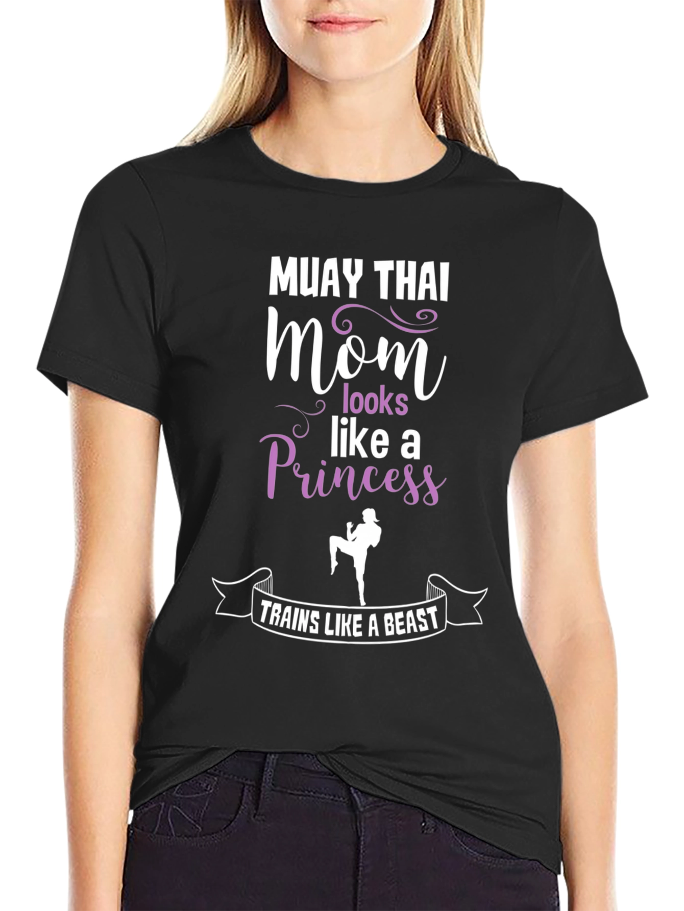Muay Thai Mom T-Shirt: Princess & Beast